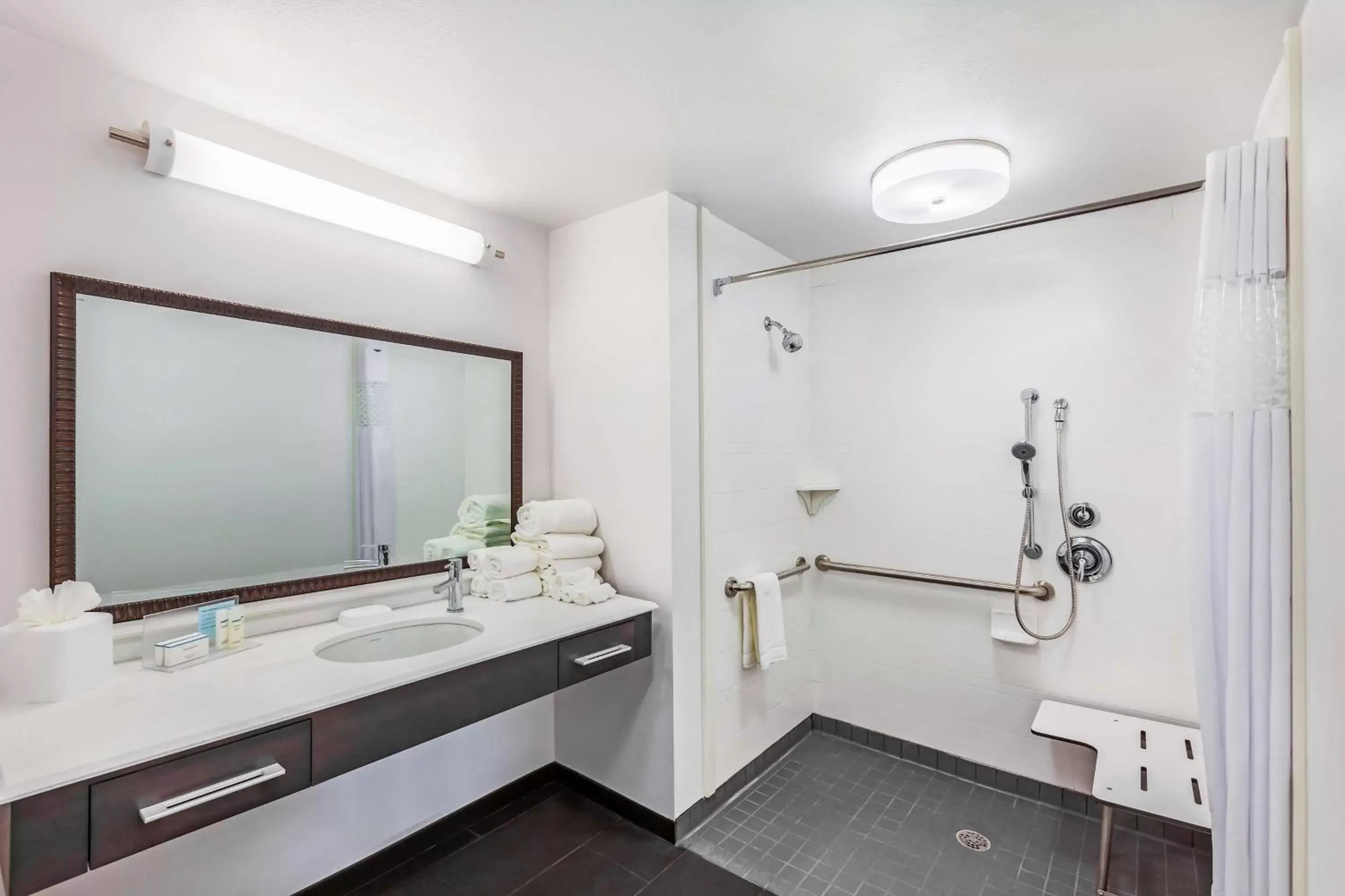 Bathroom in Hampton Inn & Suites Houston I-10 West Park Row, Tx