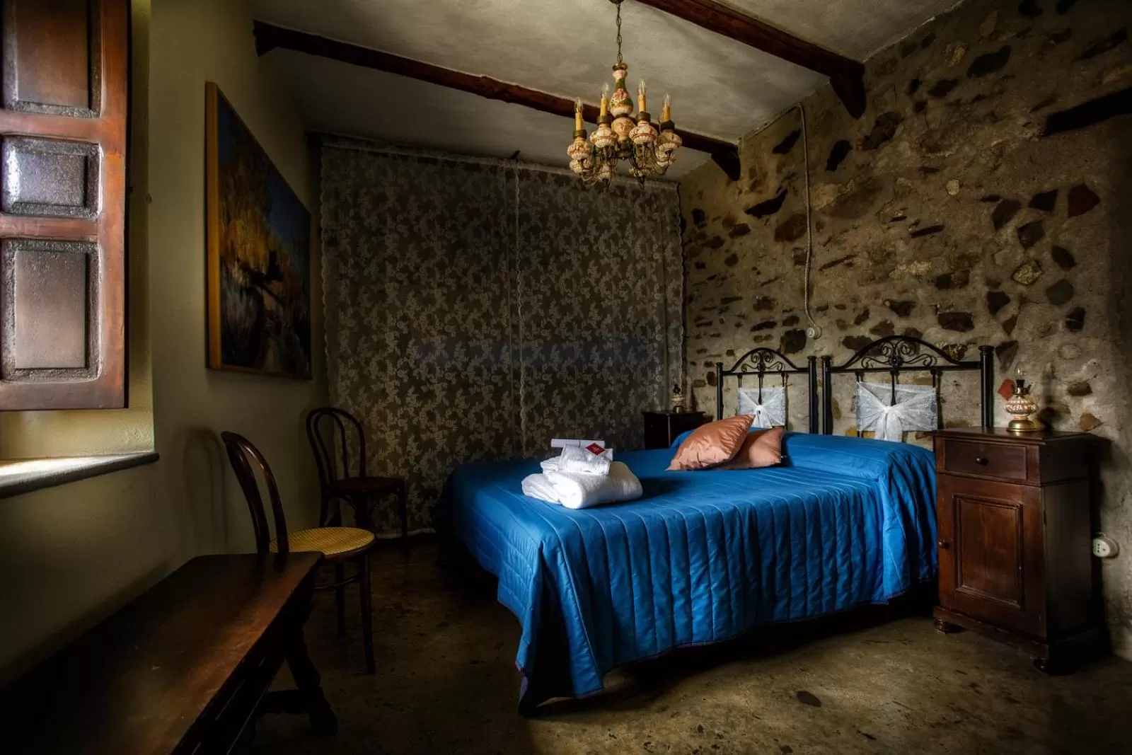 Bedroom, Bed in B&B La Voce del Fiume Dimora storica di Charme