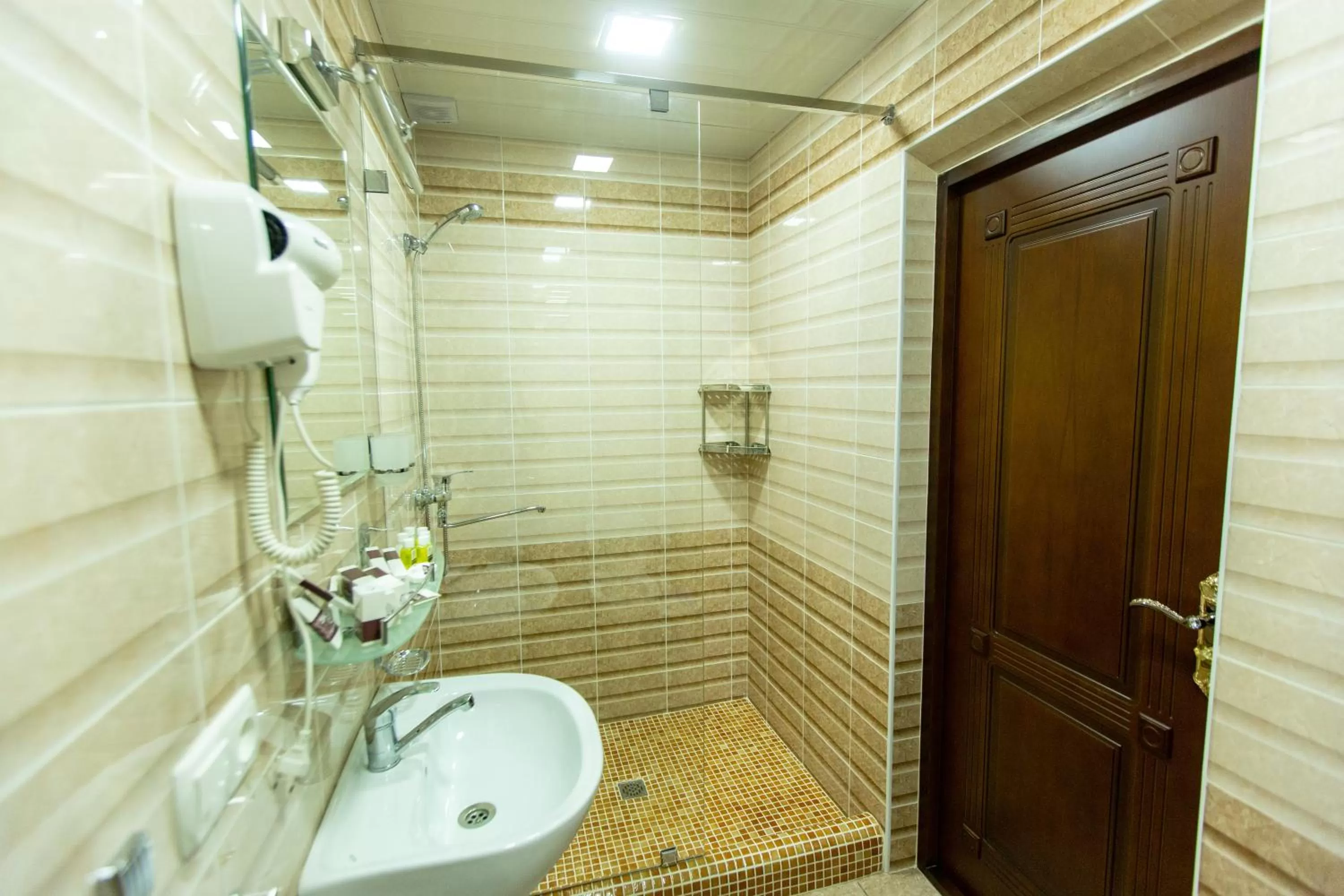 Shower in Mirzo Boutique Hotel