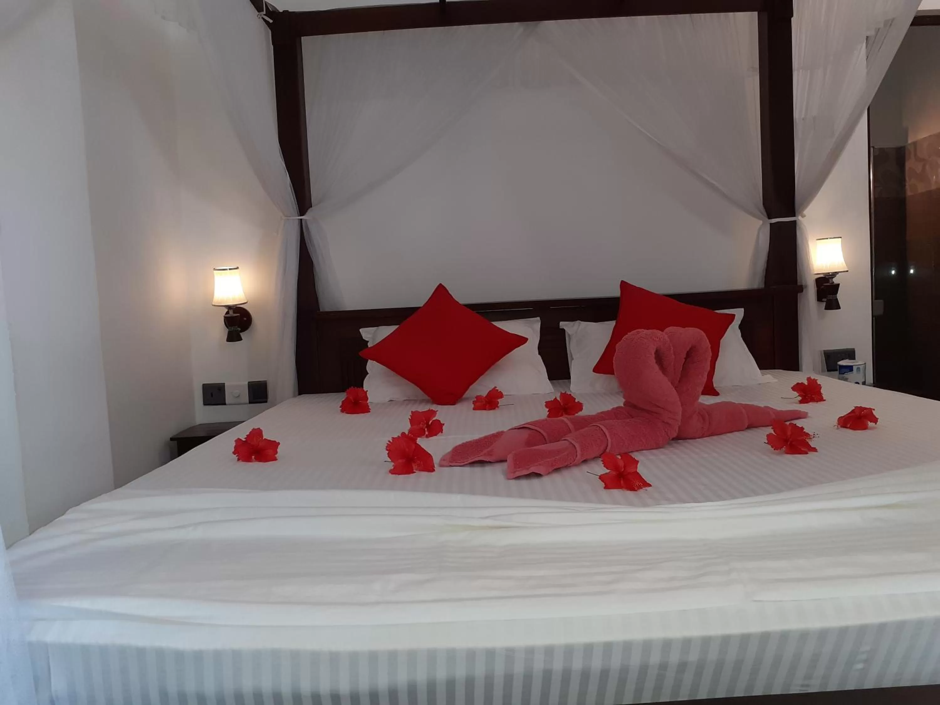 Bed in Turtle Reef Guest