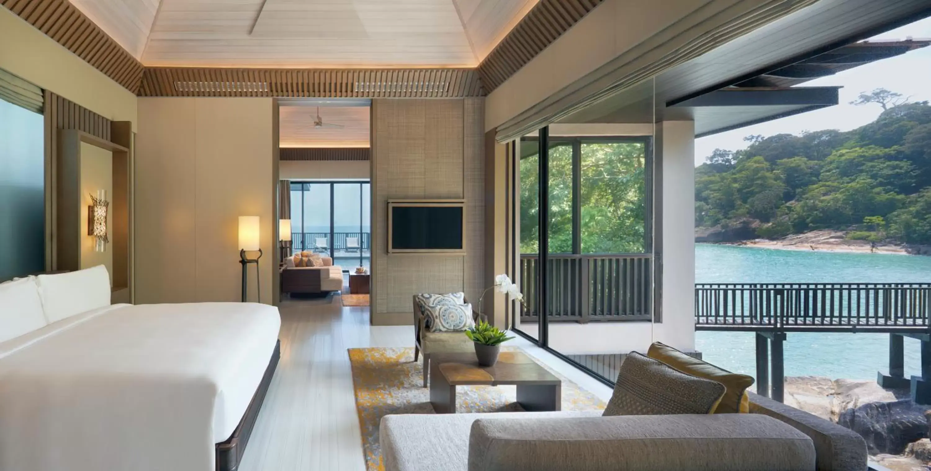 Bed in The Ritz-Carlton, Langkawi