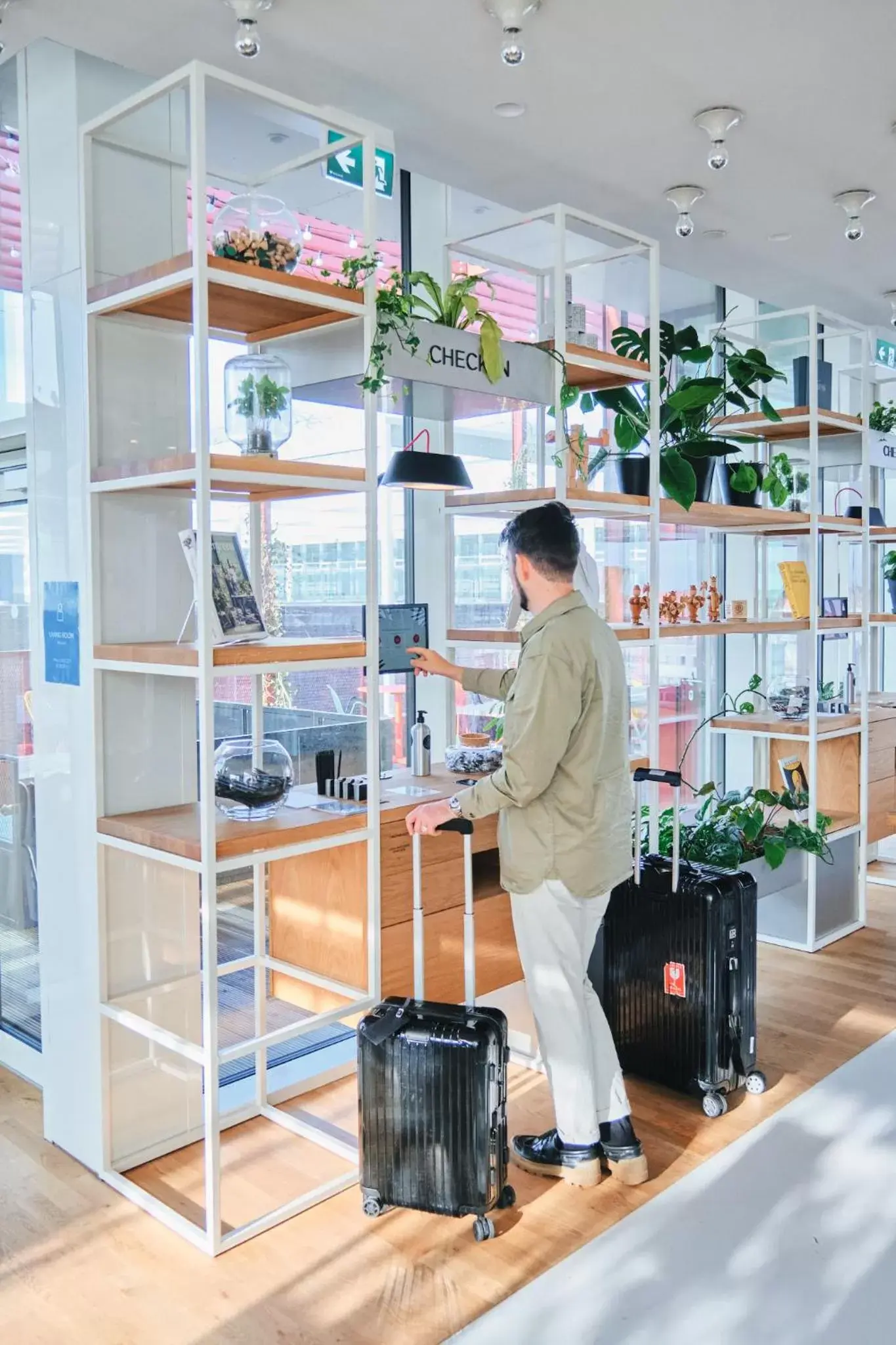 Living room in Zoku Copenhagen Living room in Zoku Copenhagen