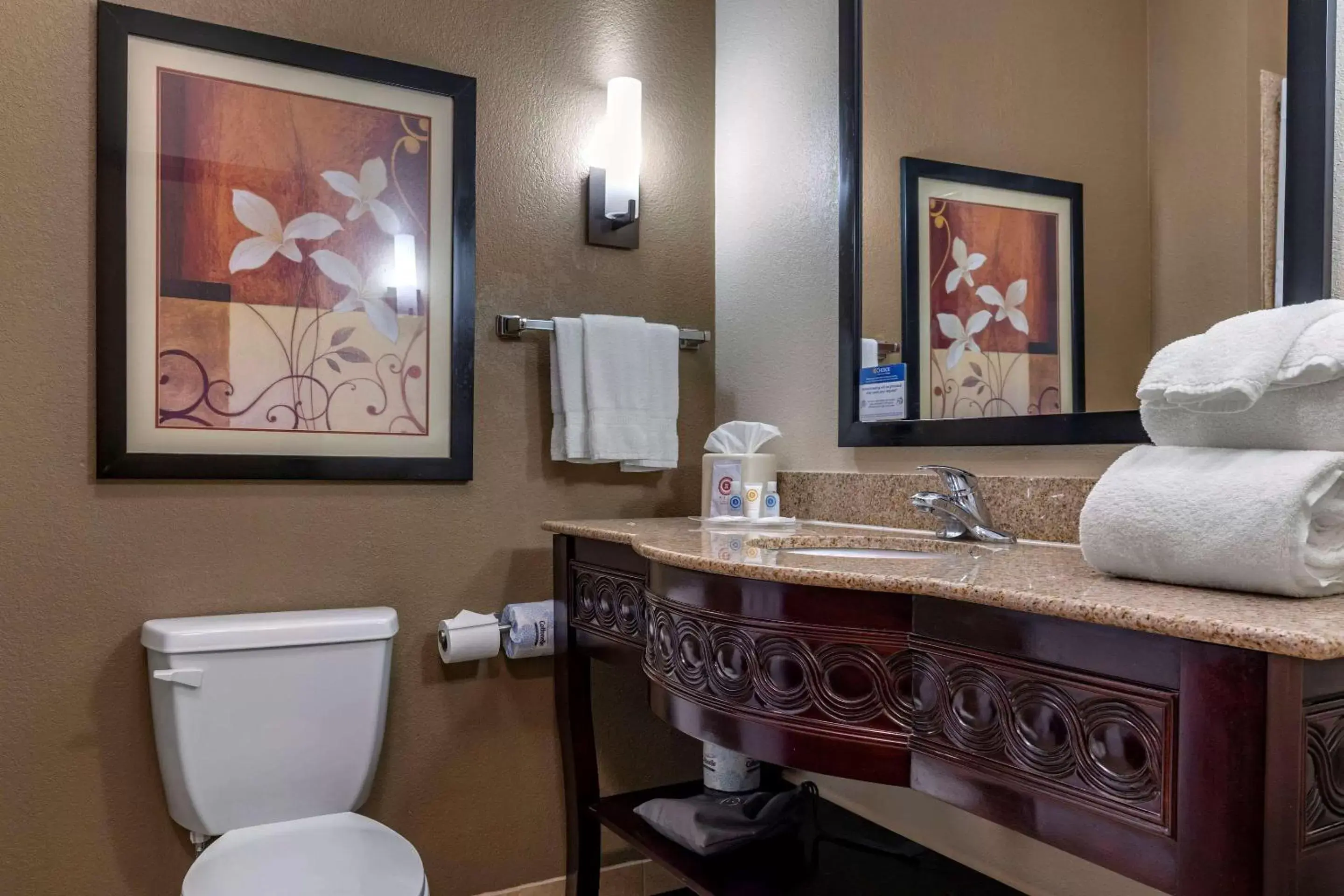 Bathroom in Comfort Suites Granbury