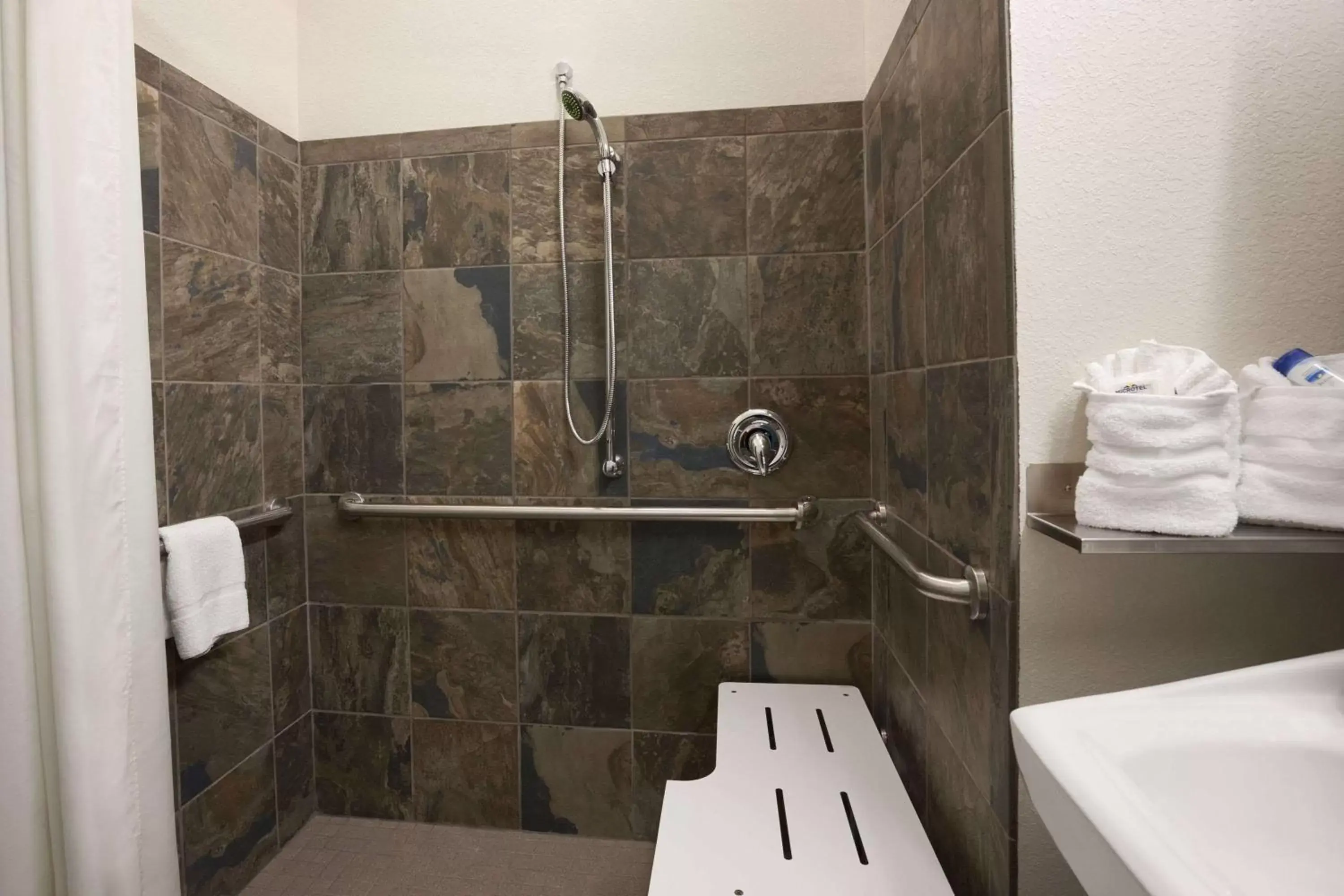 Bathroom in Microtel Inn & Suites by Wyndham Wilkes Barre
