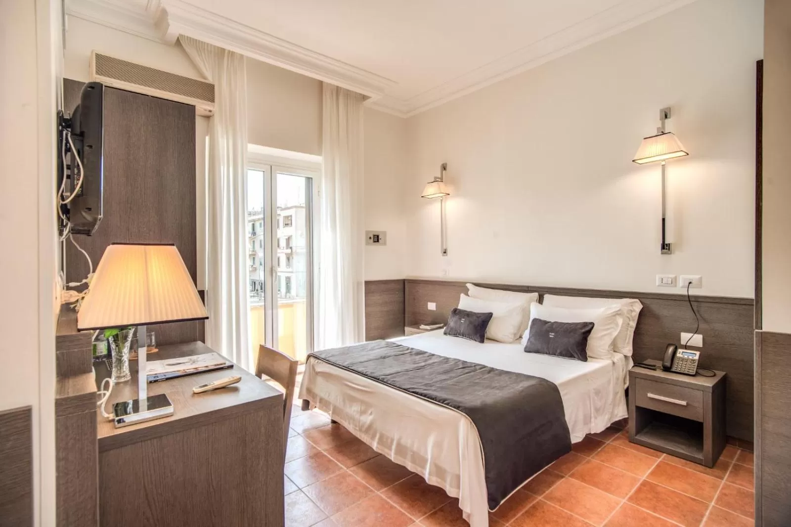 Photo of the whole room, Bed in Hotel Mirti