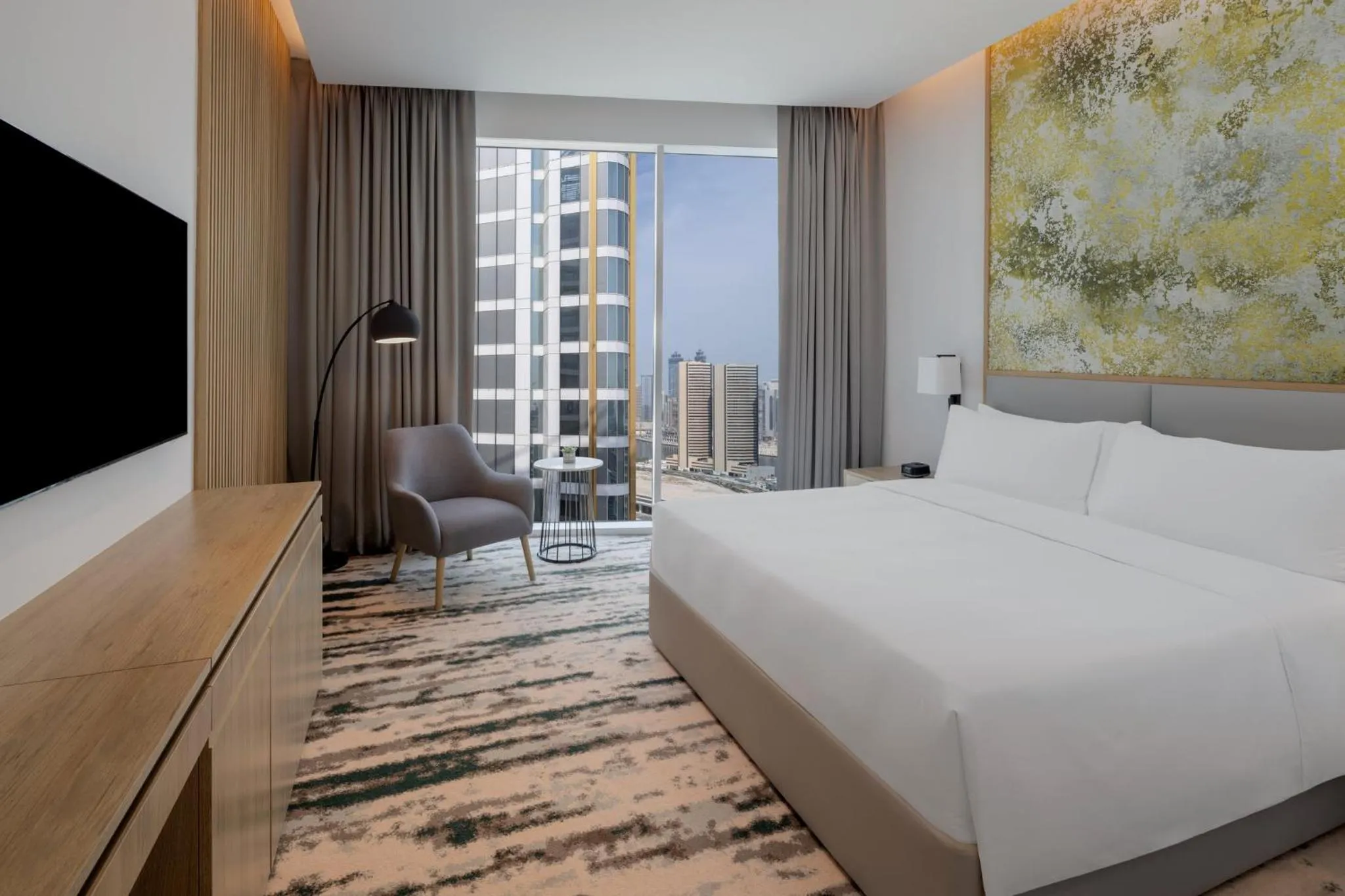 Photo of the whole room, Bed in Holiday Inn Dubai Business Bay by IHG