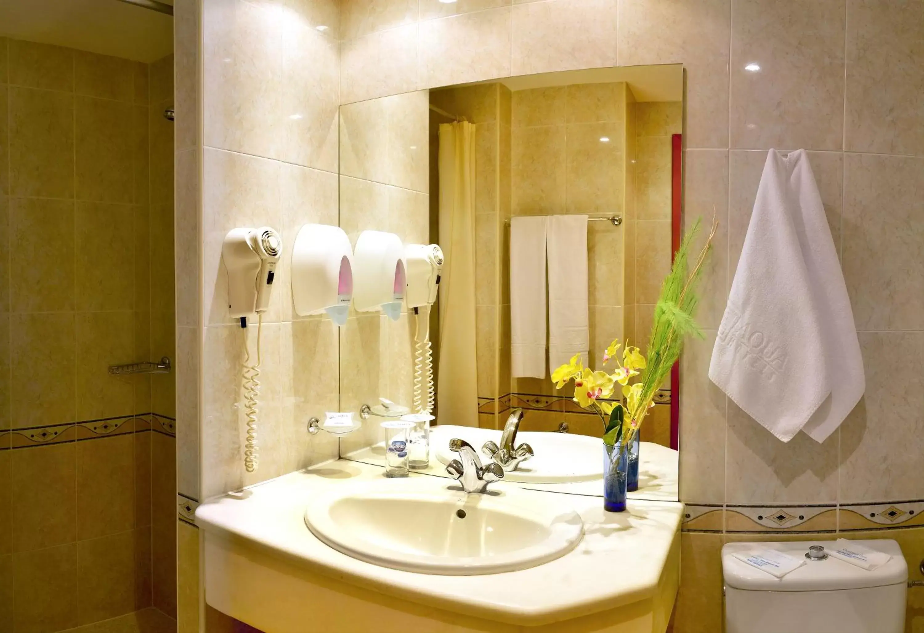 Bathroom in Aqua Hotel