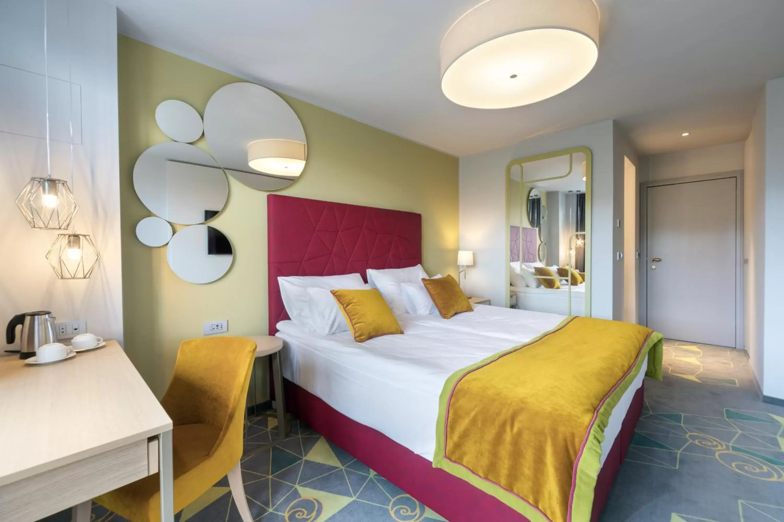 Bed in Bled Rose Hotel