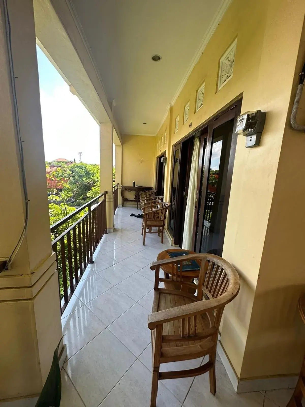 Balcony/Terrace in Sari Buana Bed and Breakfast