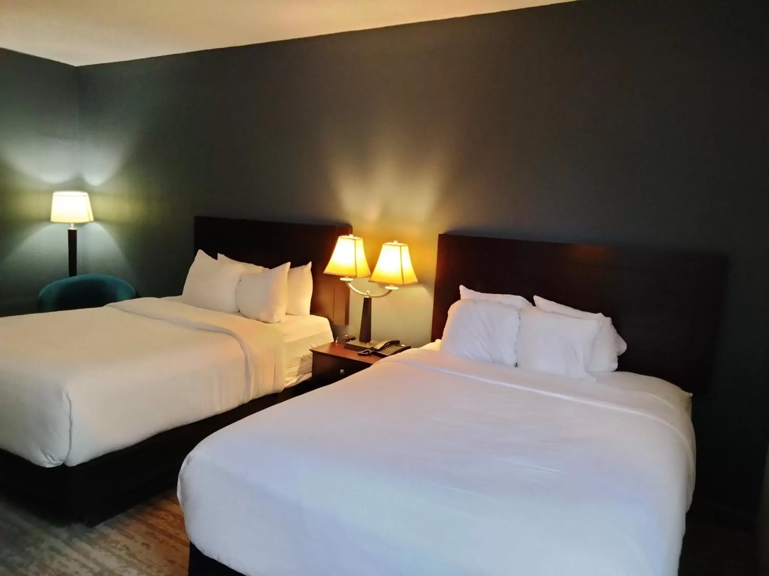 Bed in Clarion Hotel San Angelo near Convention Center