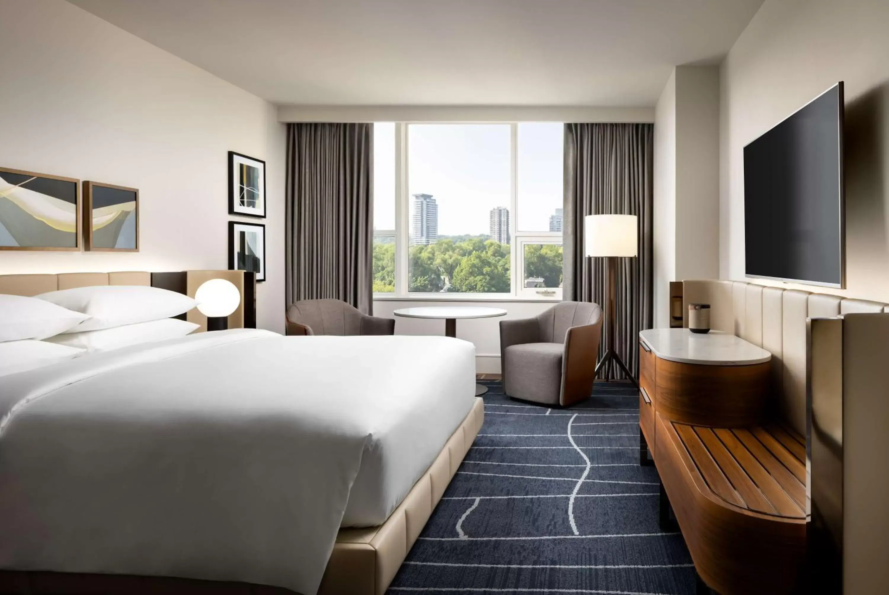 Bedroom in Park Hyatt Toronto