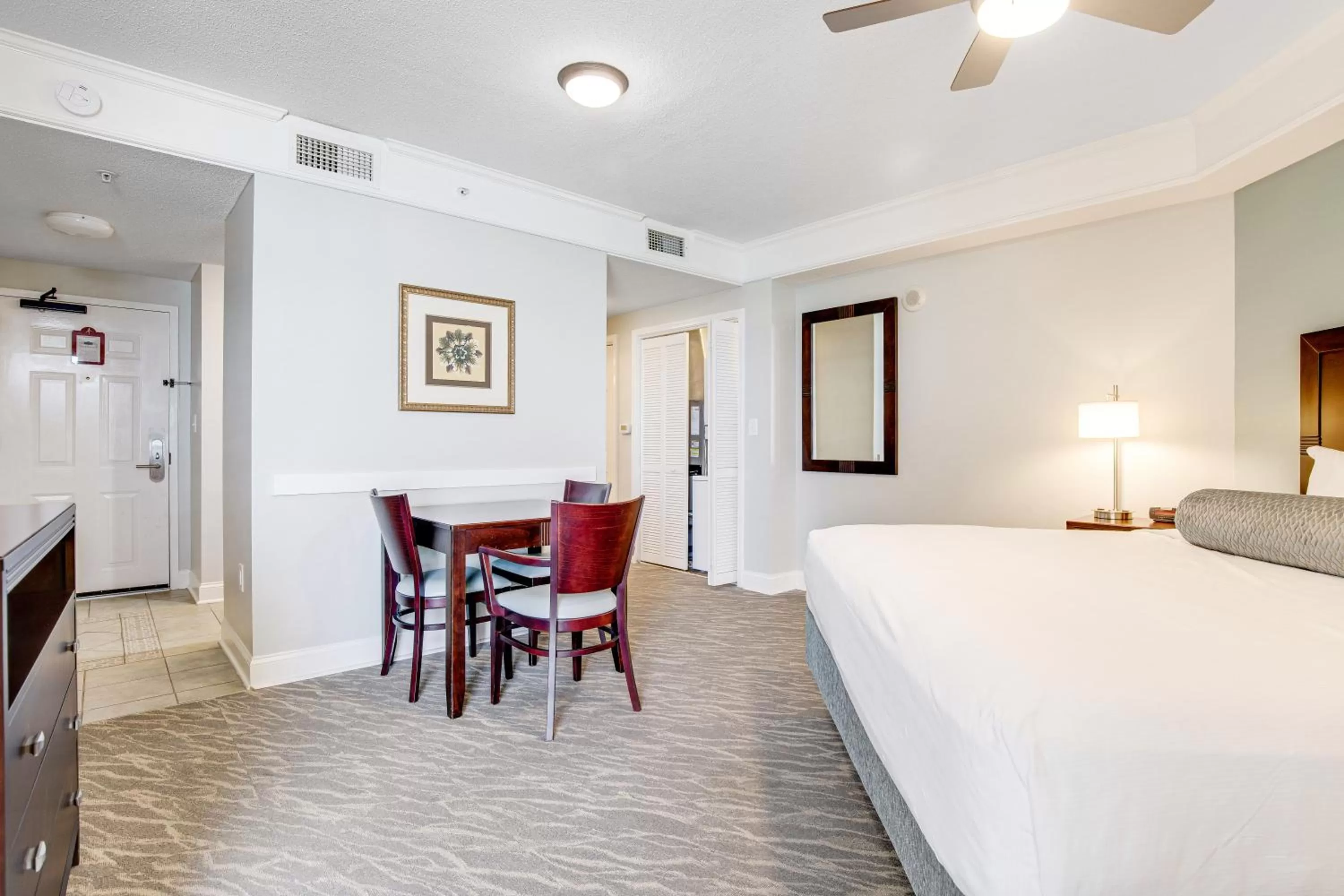 Dining area, Bed in Anderson Ocean Club and Spa by Oceana Resorts