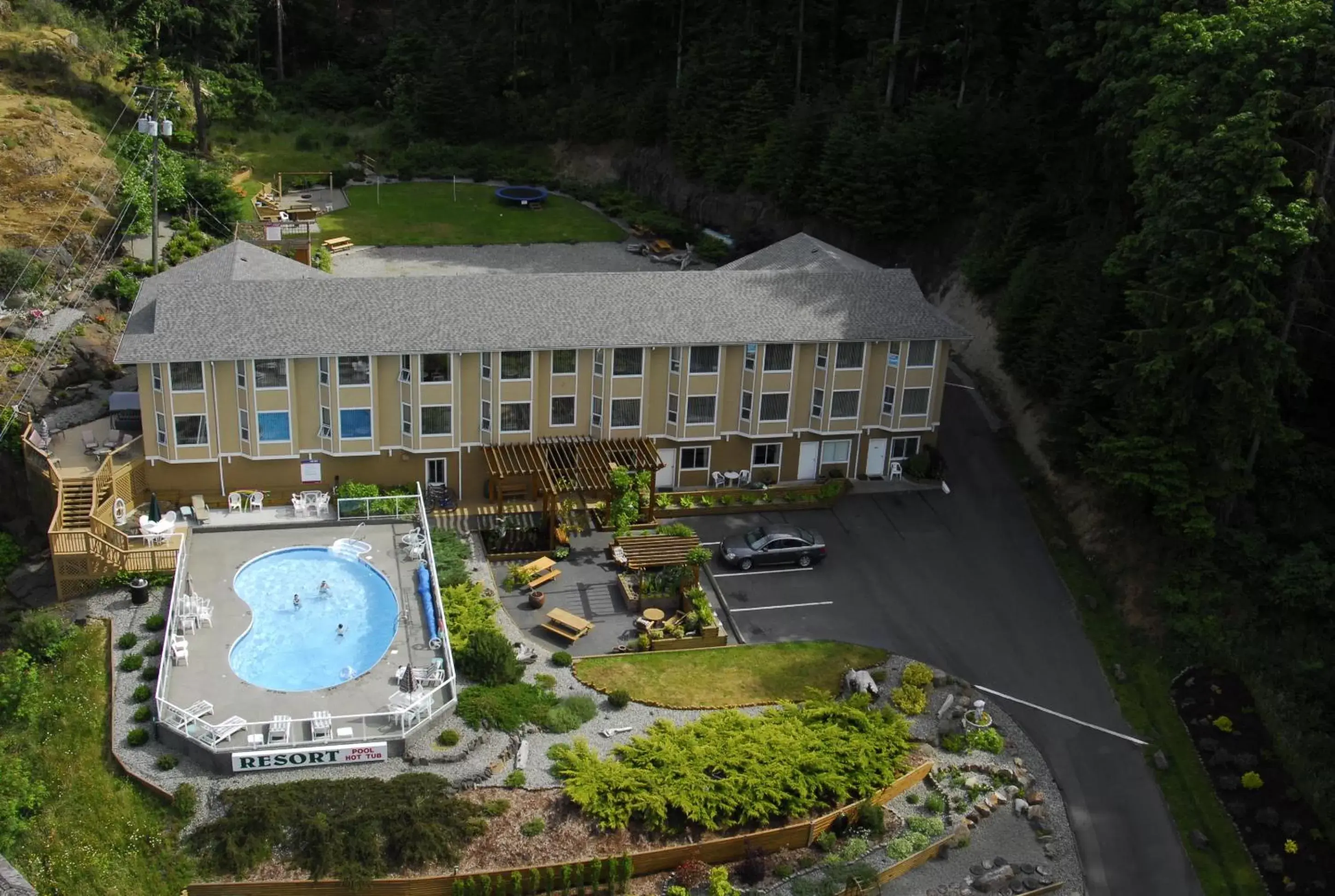 Natural landscape, Bird's-eye View in High Point Resort