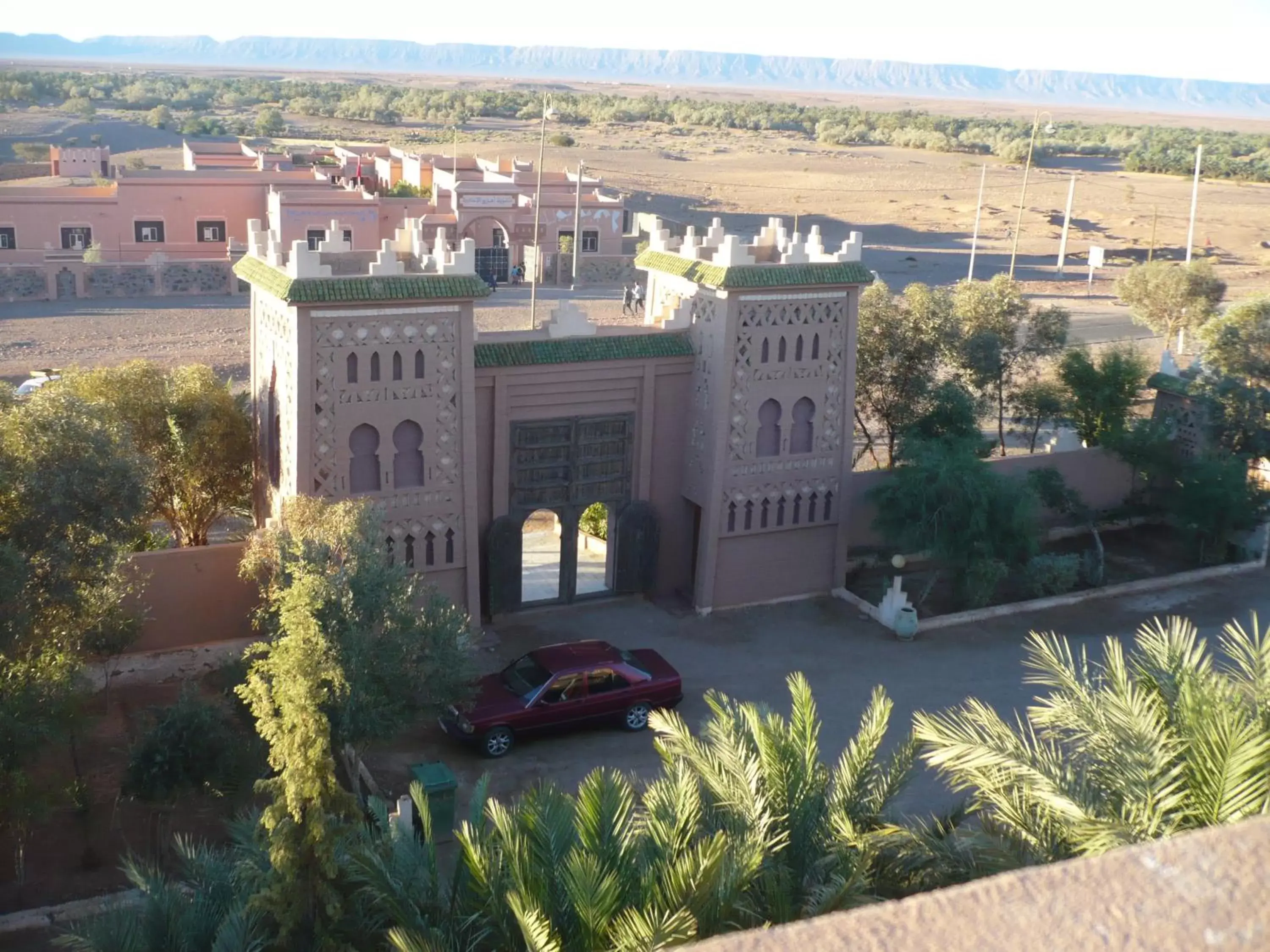 Facade/entrance, Bird's-eye View in La Perle Du Drâa