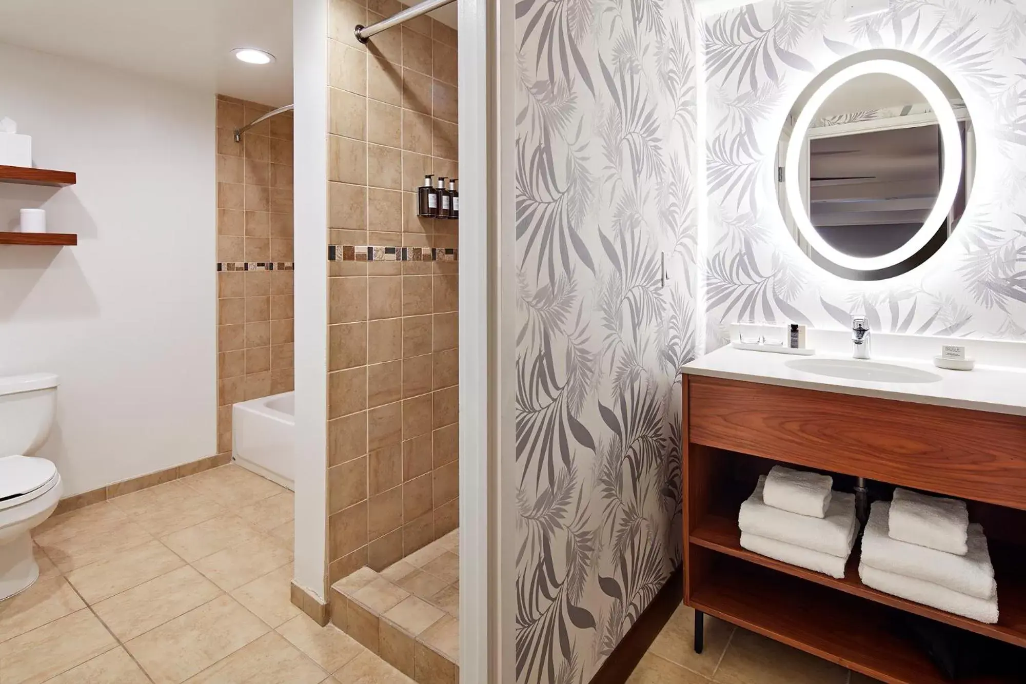 Shower, Bathroom in Carmel Mission Inn