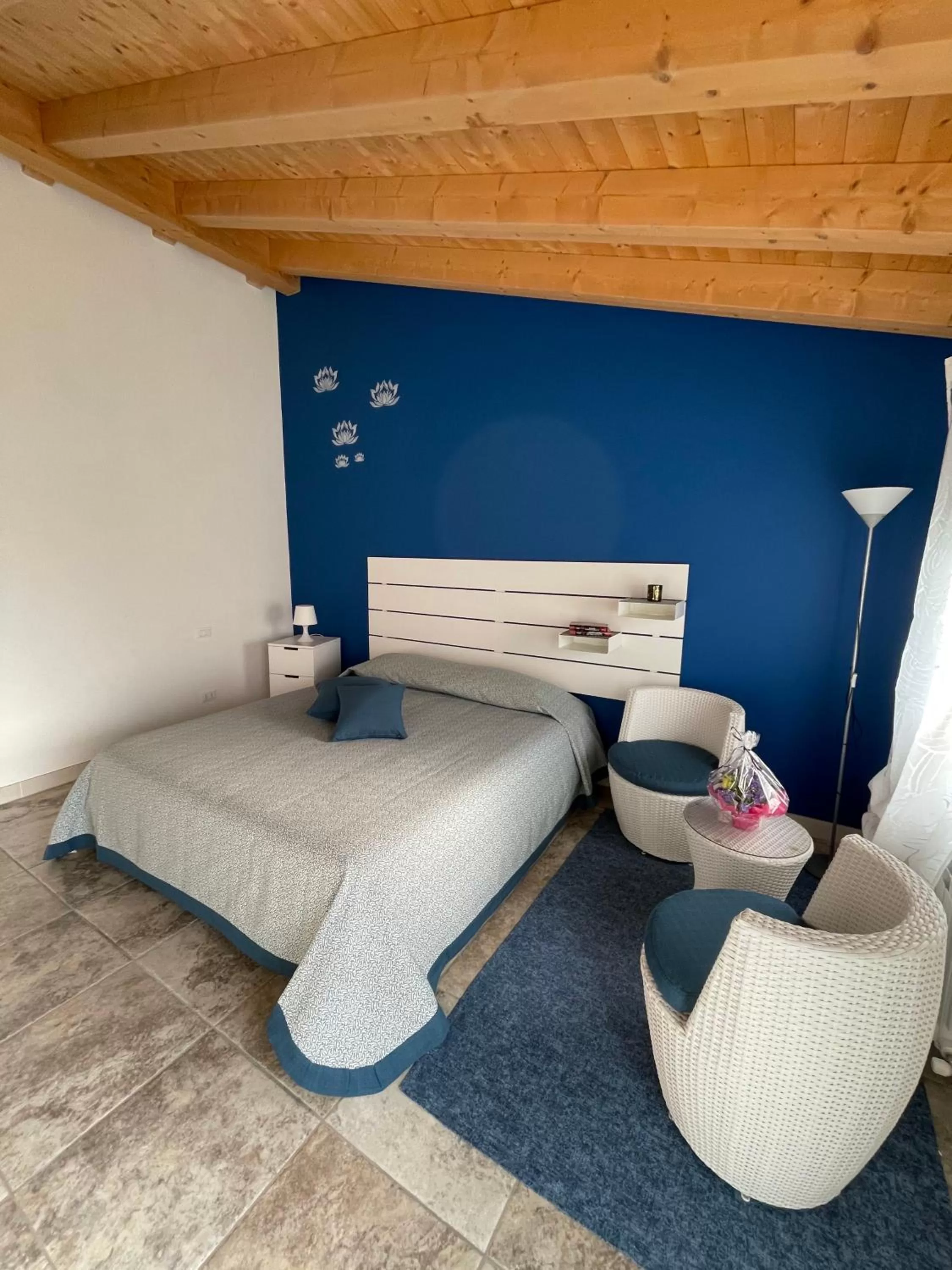 Bed in Pool & Garden Villa Lelia