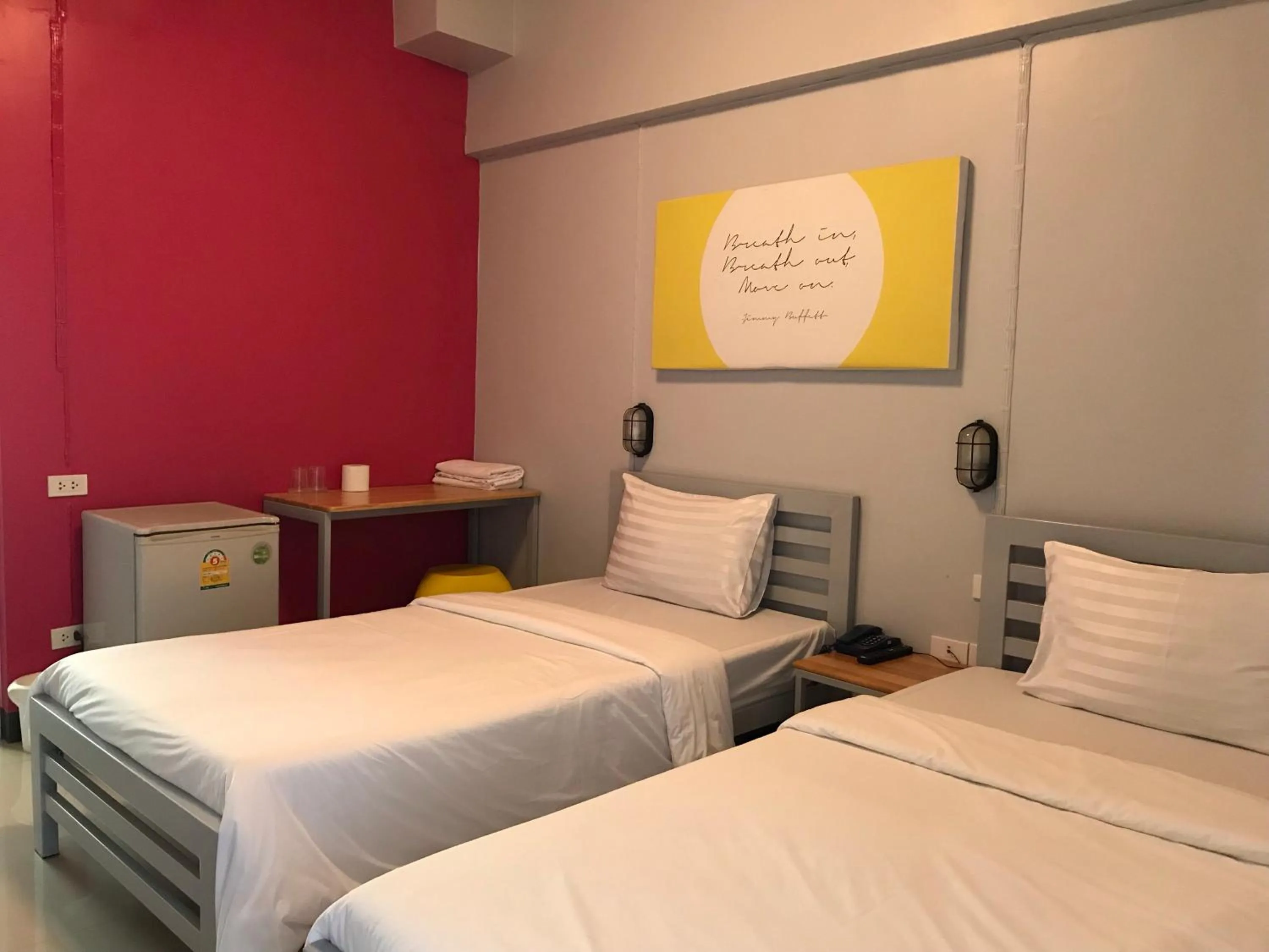 Bed in S1hostel Bangkok