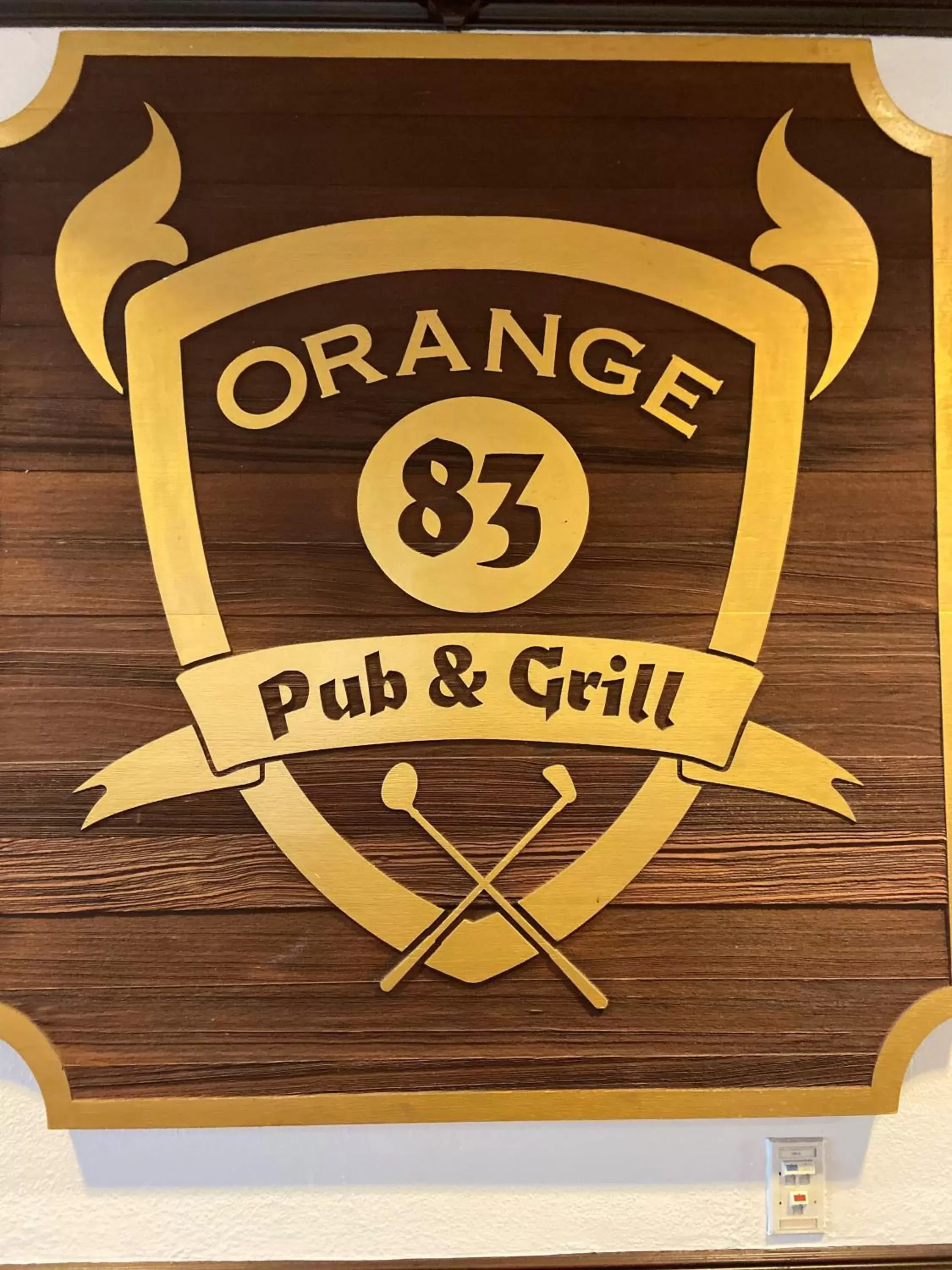 Logo/Certificate/Sign in Orange County National Golf Center and Lodge