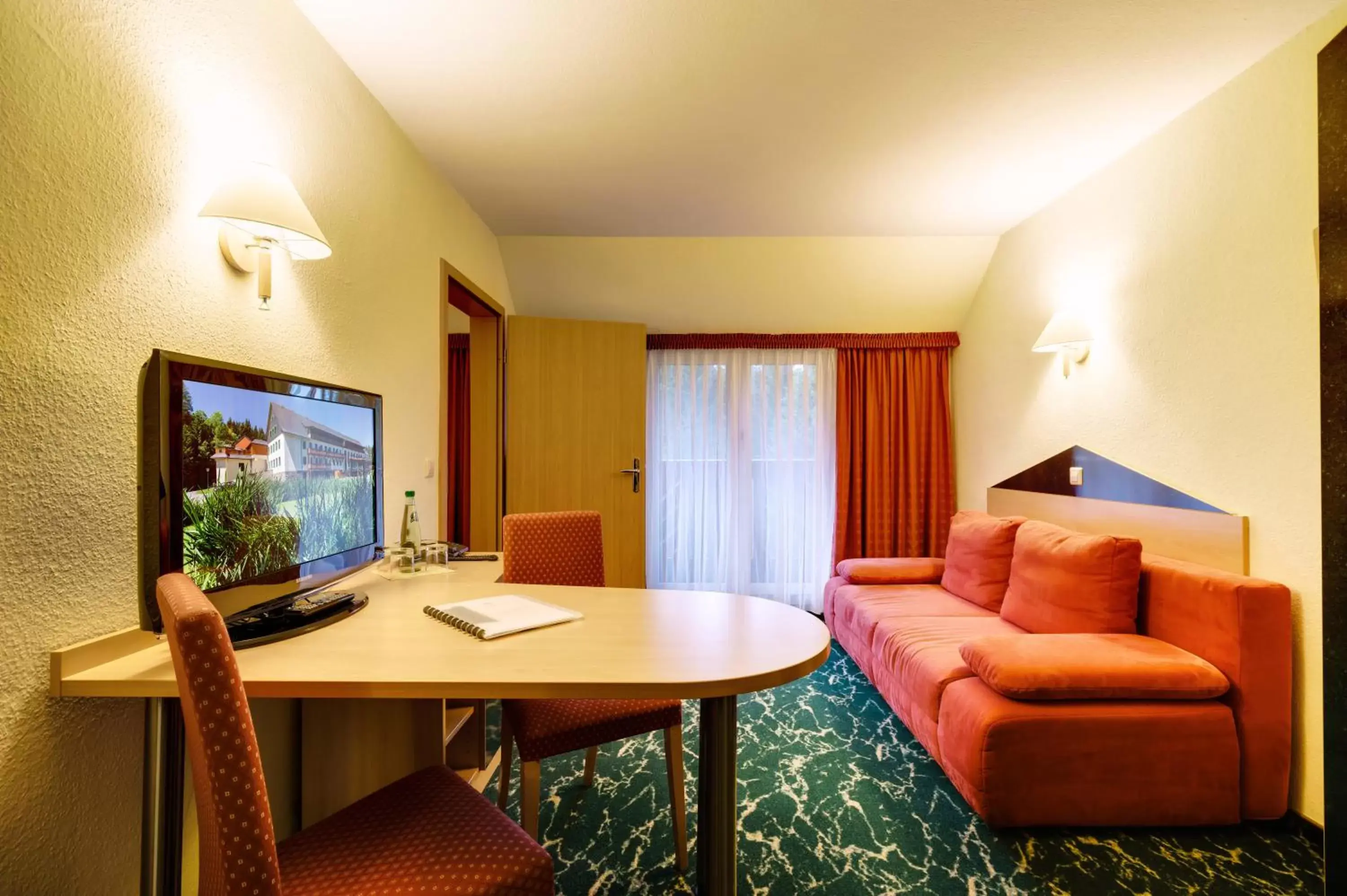 TV and multimedia, Seating Area in Waldhotel Vogtland