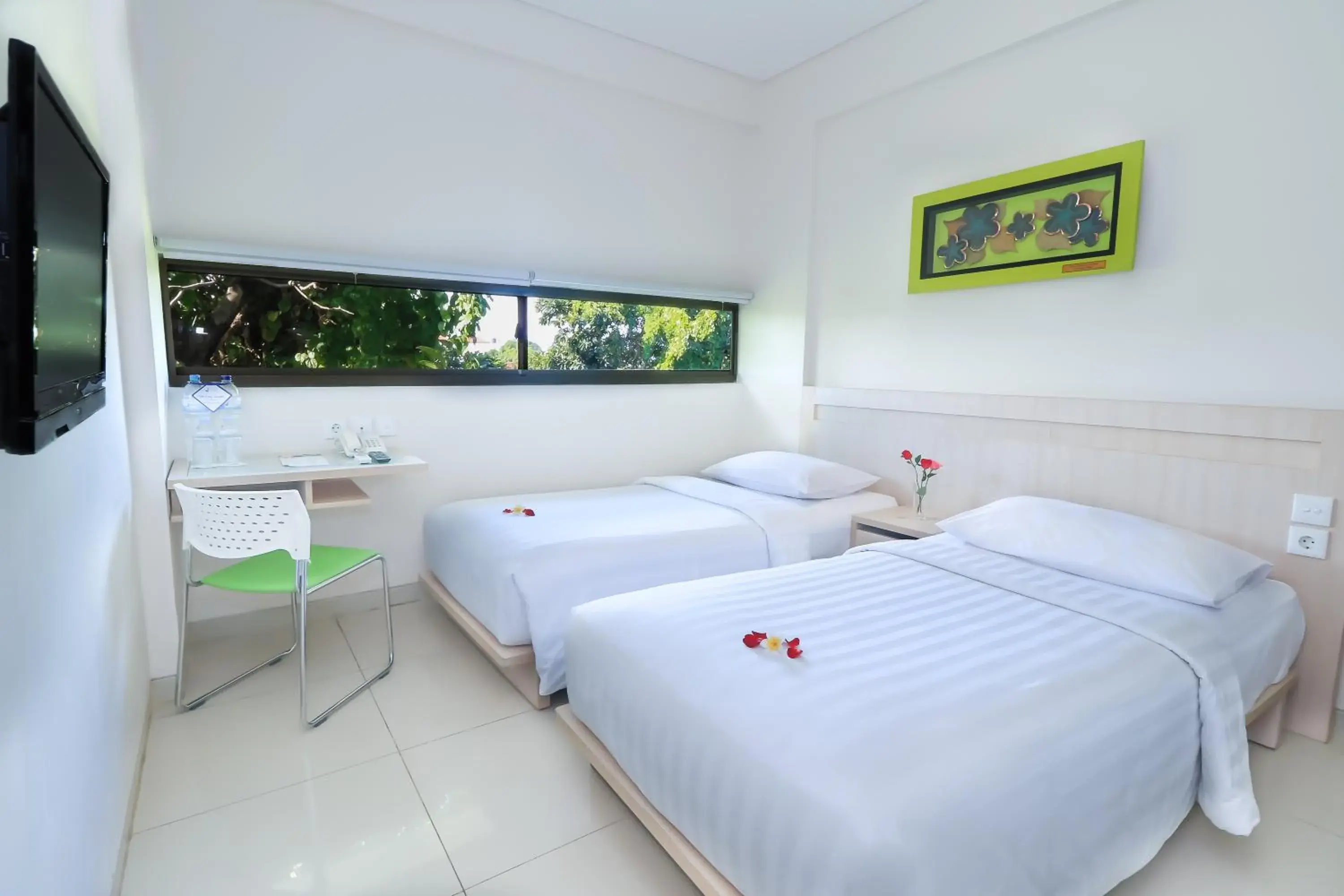 Property building, Bed in J Hotel Kuta