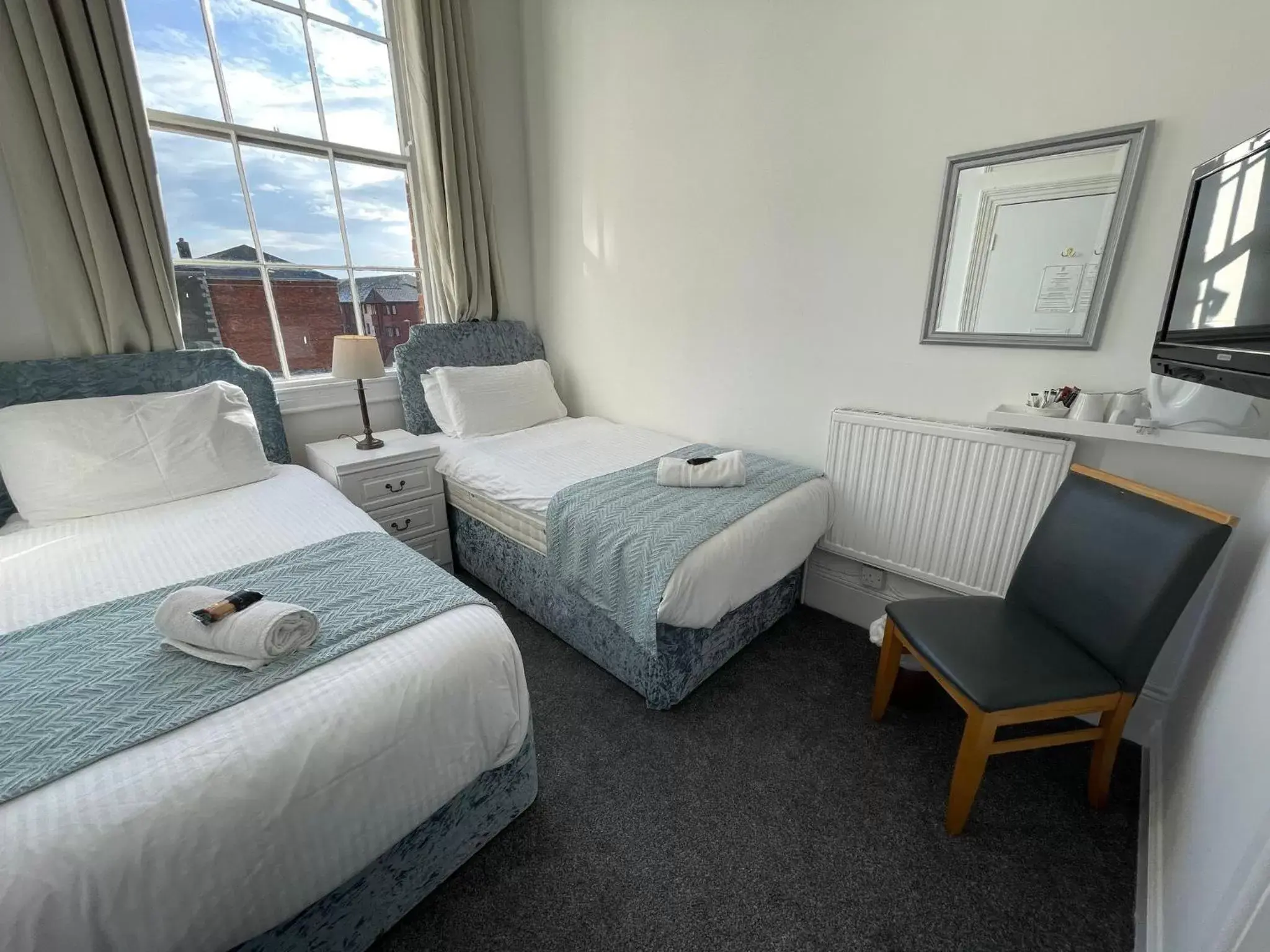 Small Twin Room in The Jubilee Hotel - with Spa and Restaurant and Entertainment