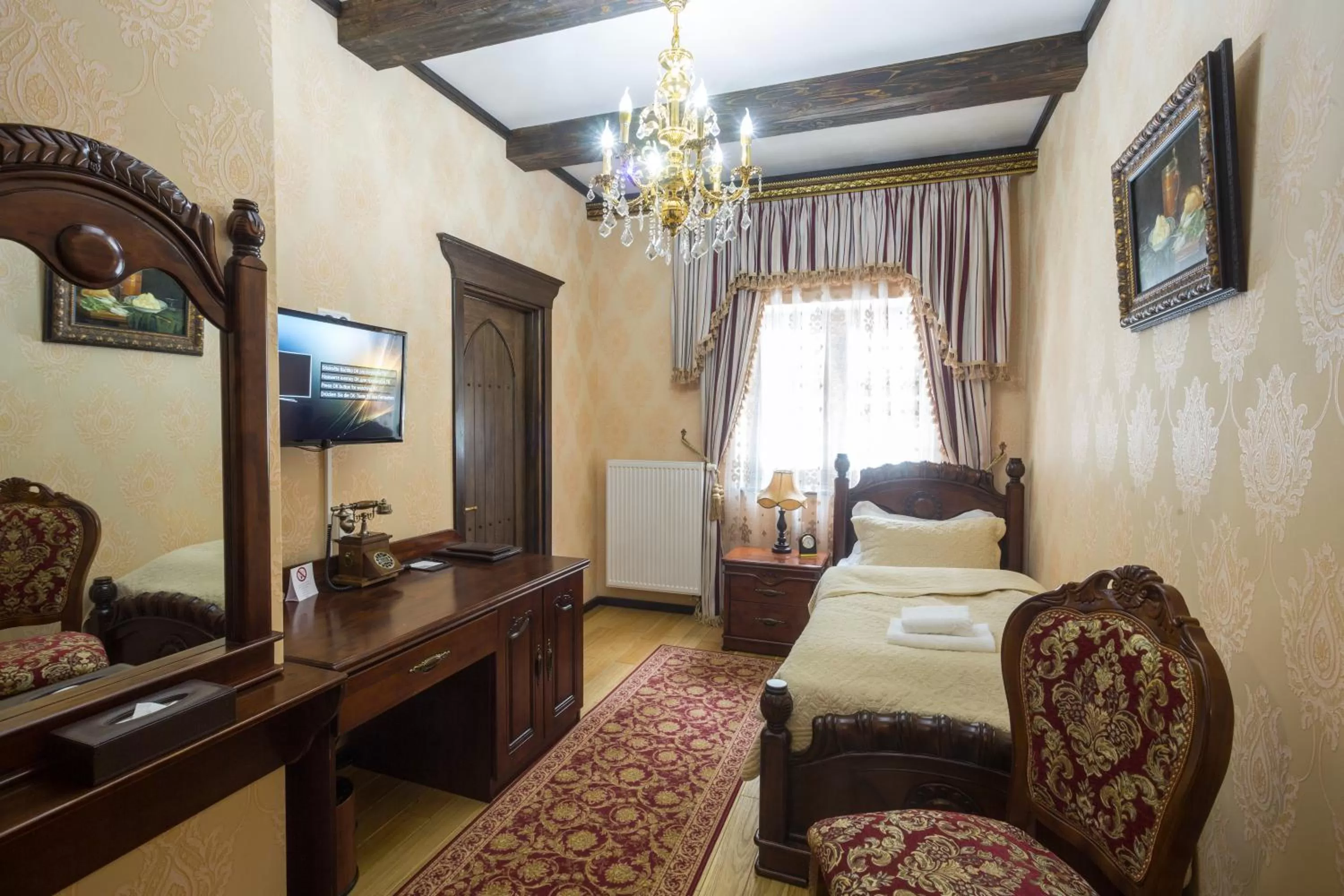 Bed in Zámek Lužec Spa & Wellness Resort