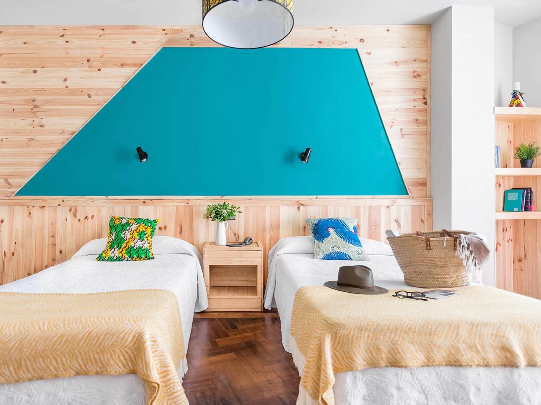 Bed in Hotel San Miguel