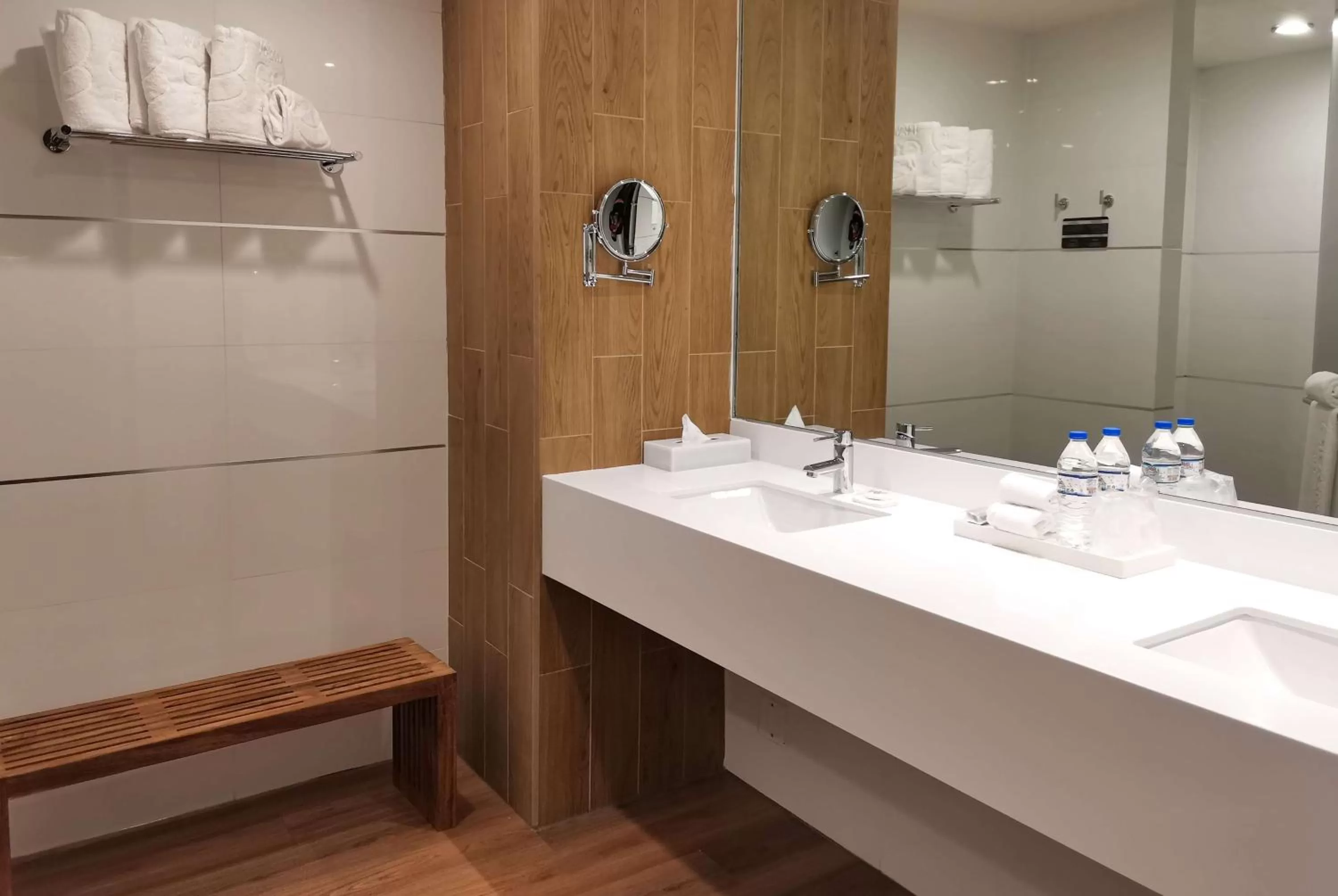 Bathroom in Ramada Encore by Wyndham Guadalajara Aeropuerto