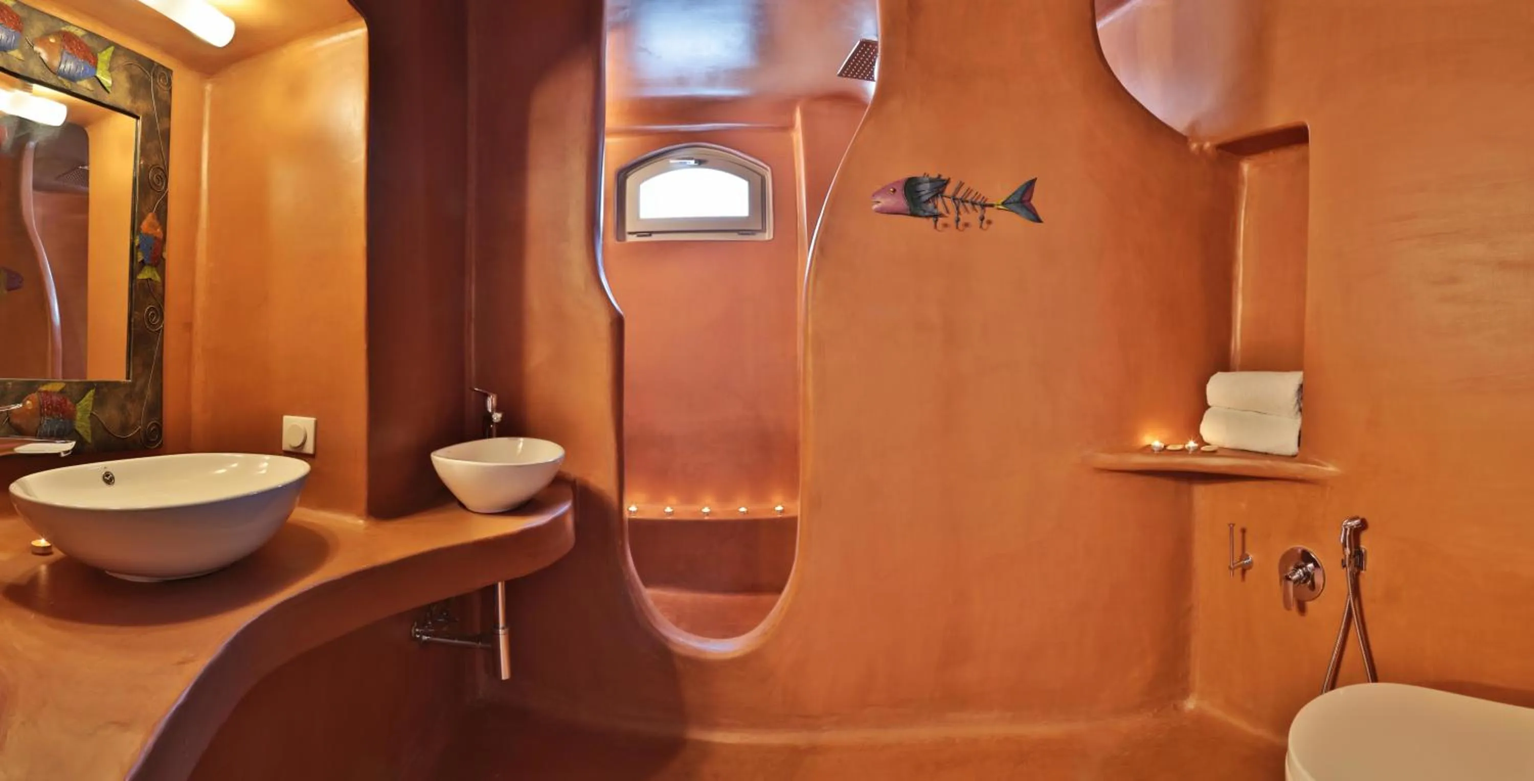 Toilet in Trieris Villa & Suites