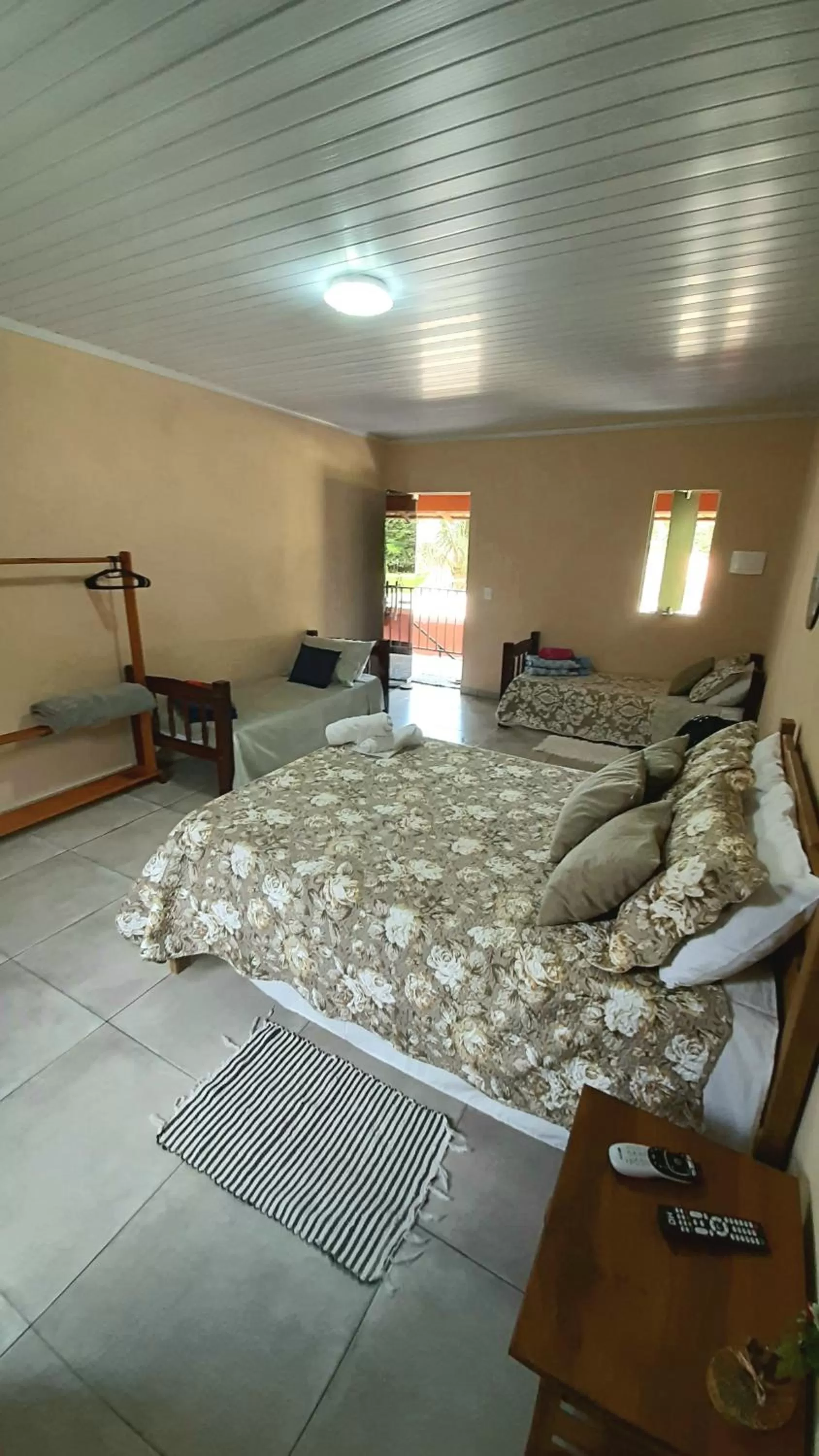 Bed in Pousada Recanto da Lu