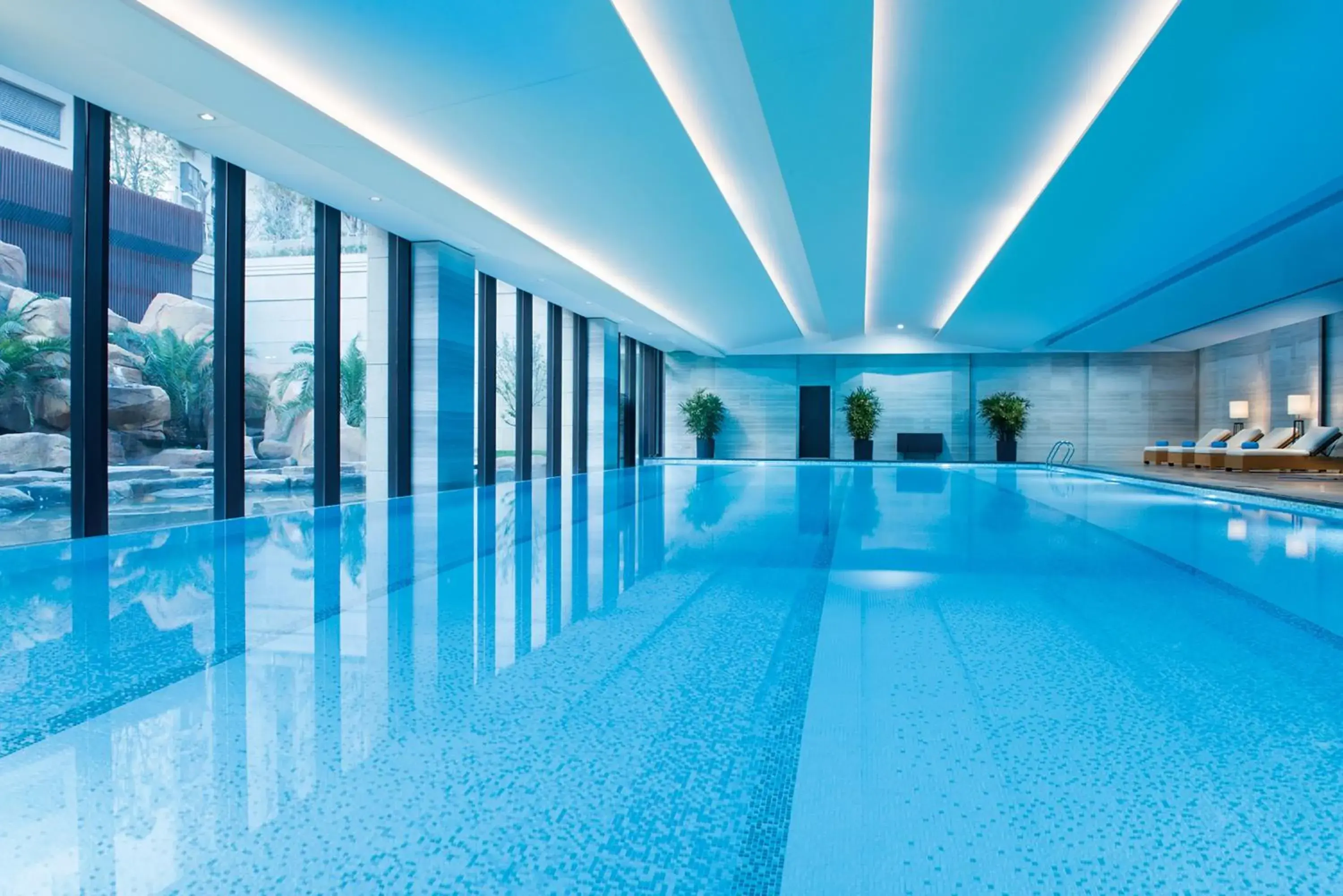 Swimming Pool in Crowne Plaza Shanghai Pujiang, an IHG Hotel