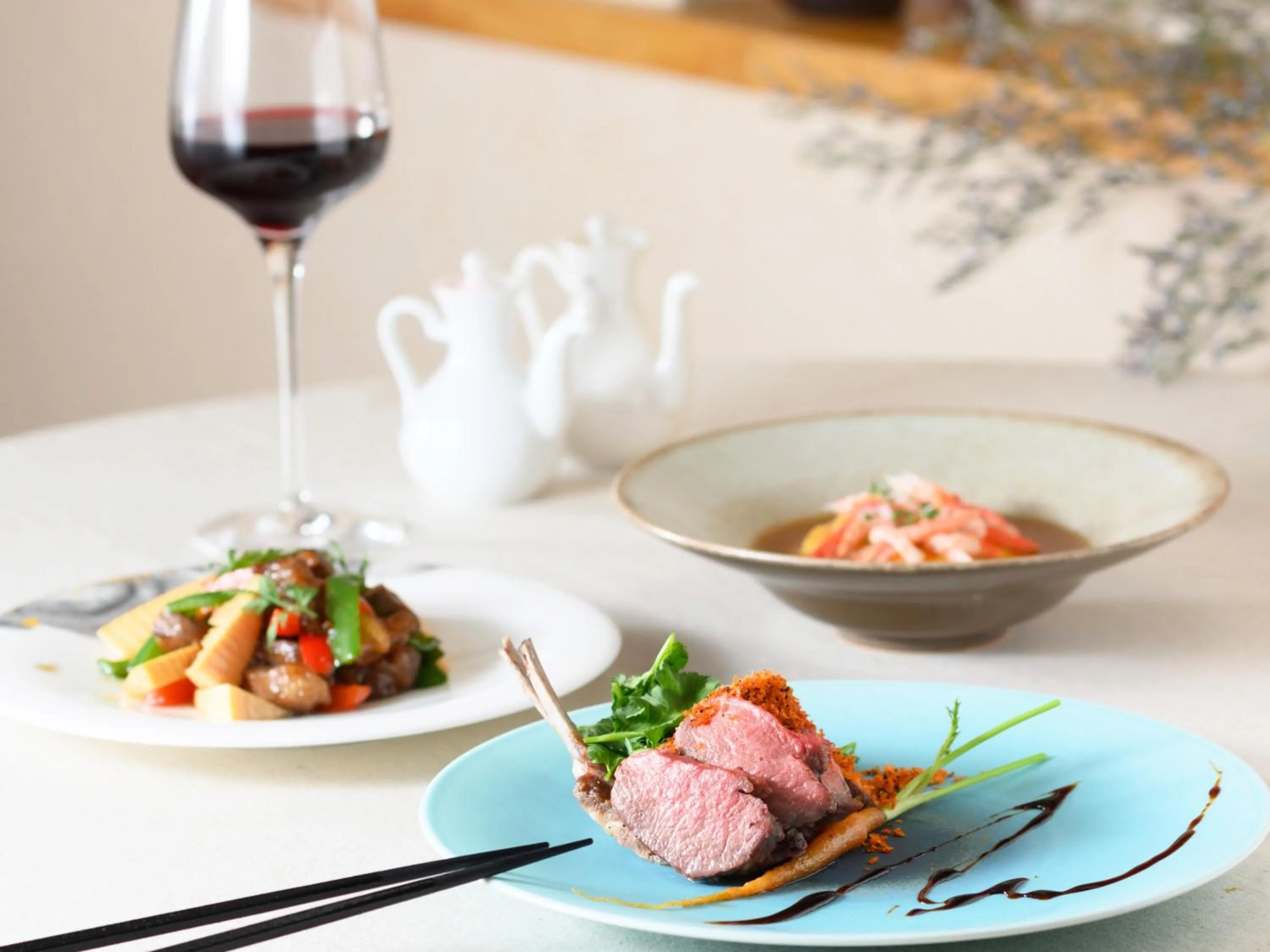 Food and drinks in ART Hotel Oita