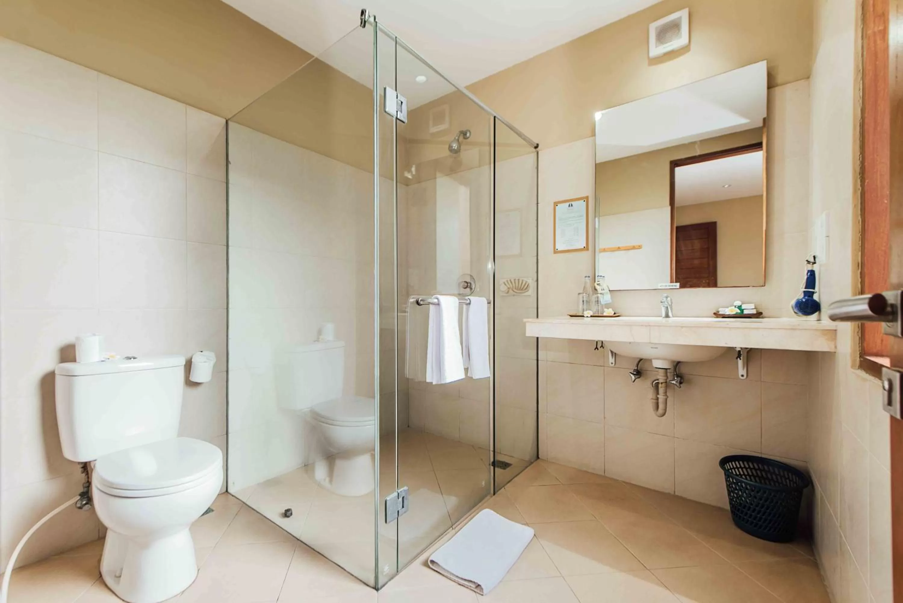 Bathroom in Kuta Puri Bungalows, Villas and Resort