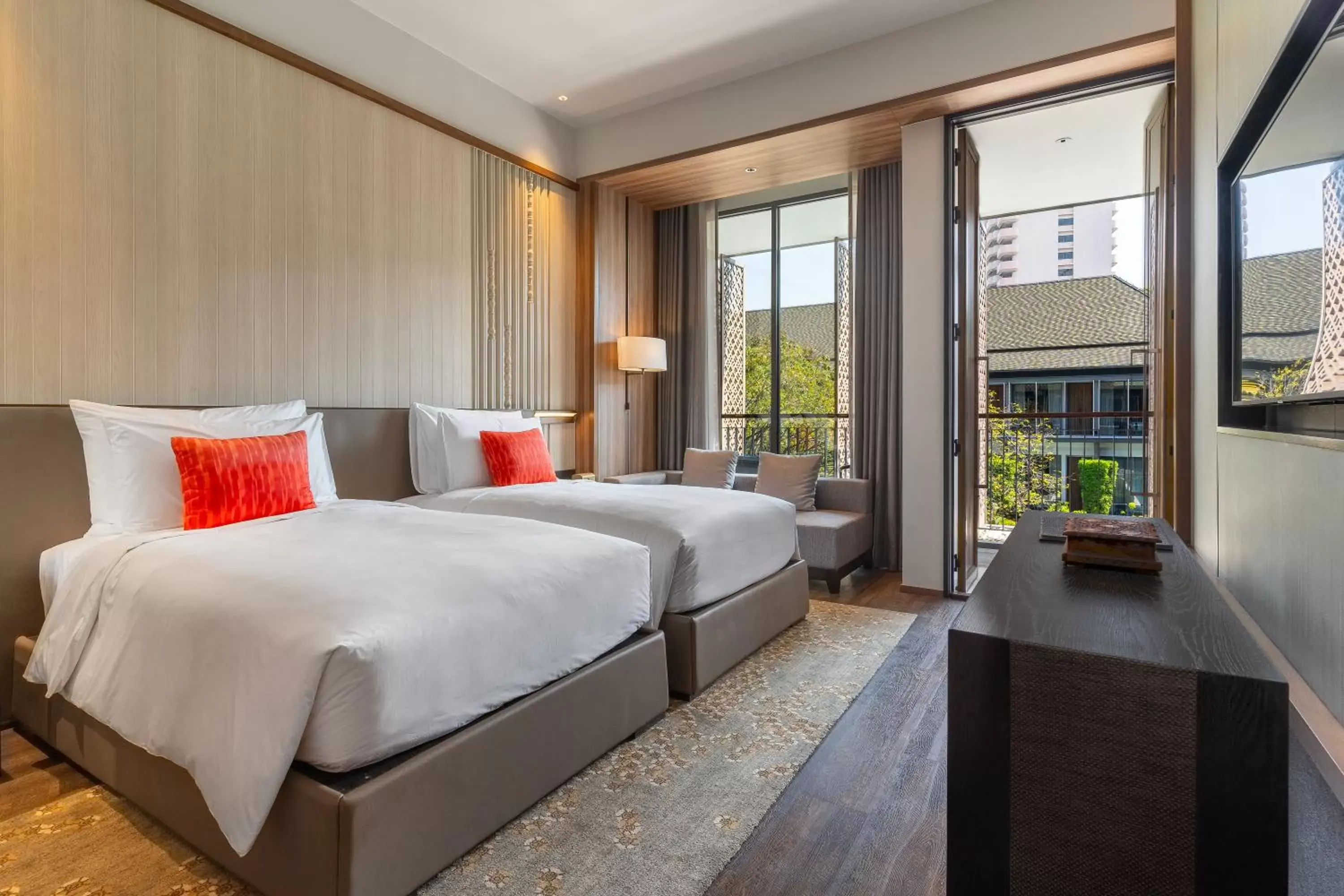 Bed in Villa Deva Resort & Hotel Bangkok Bed in Villa Deva Resort & Hotel Bangkok