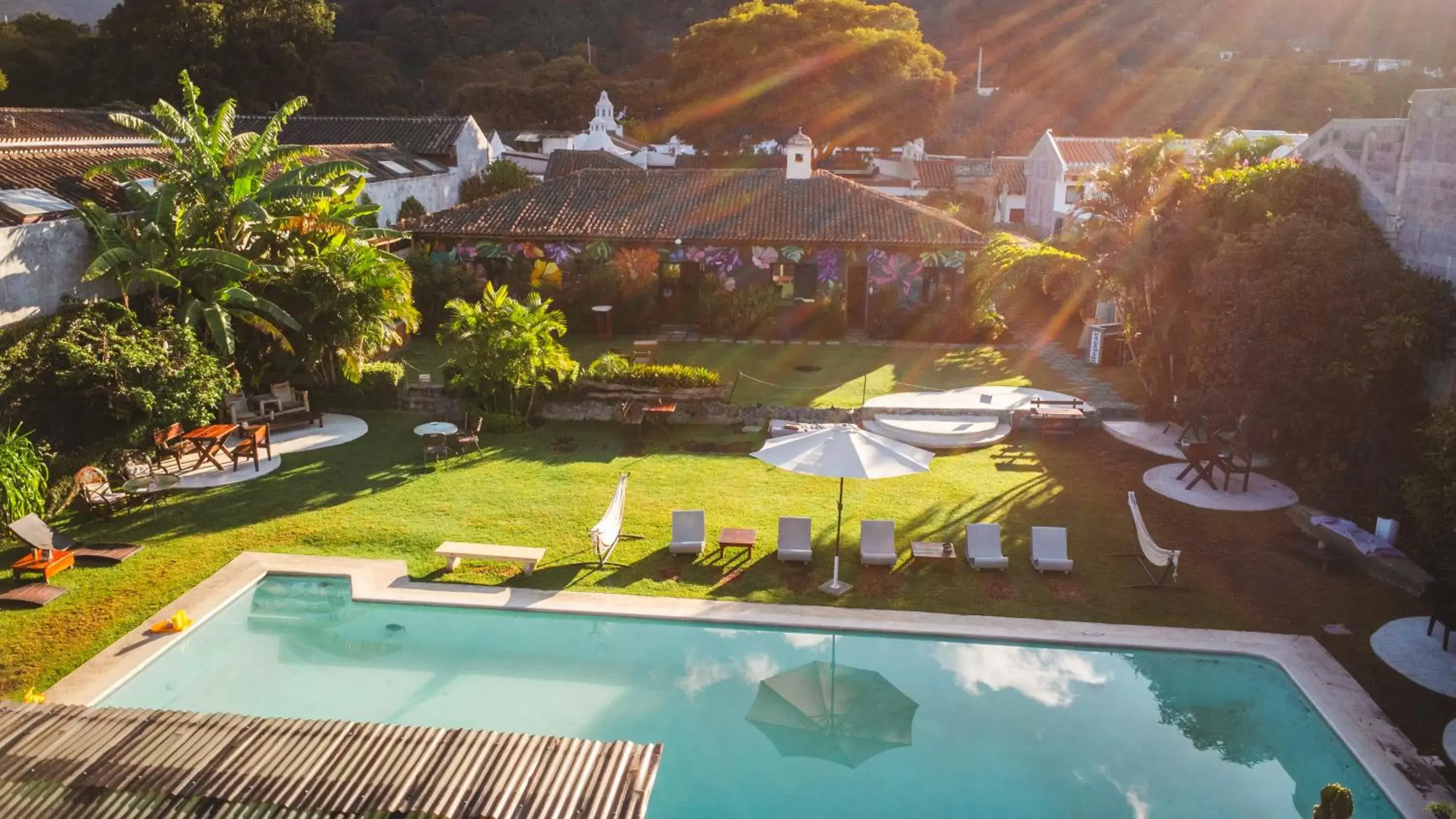 Garden, Pool View in Yes Please! Hostel