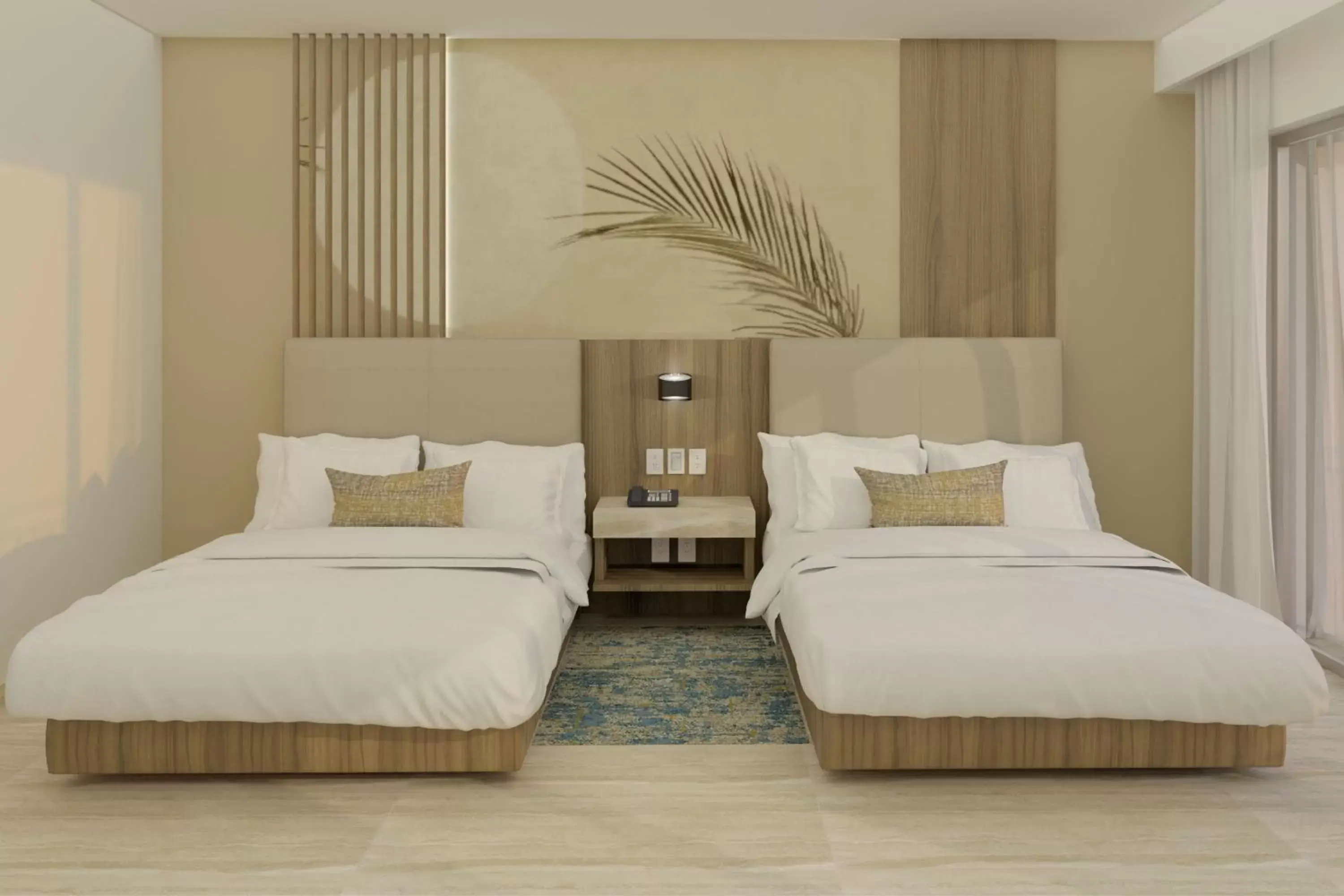 Photo of the whole room, Bed in Marriott Cancun, An All-Inclusive Resort