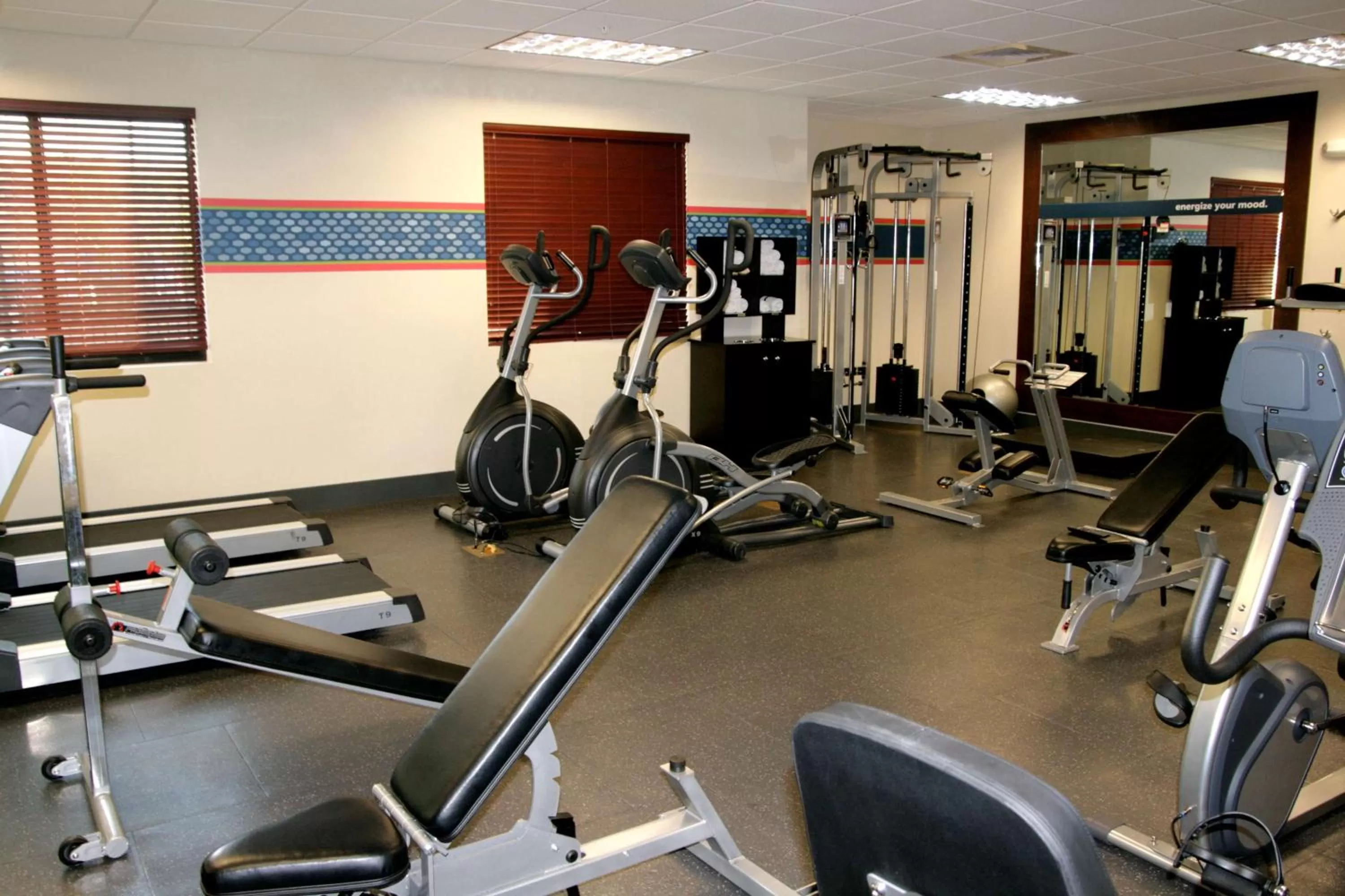 Fitness centre/facilities in Hampton Inn & Suites Folsom