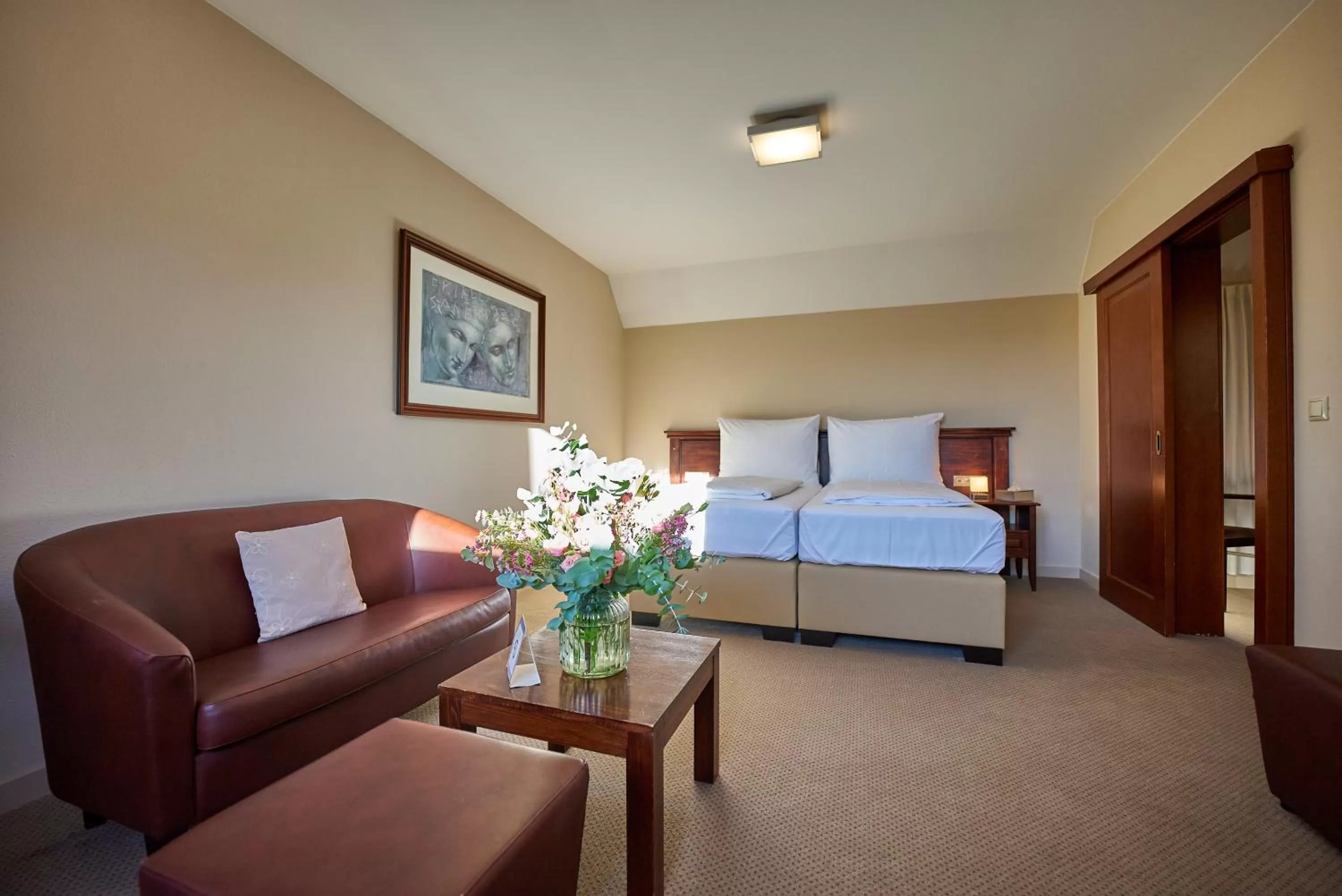 Bedroom, Bed in Pension & Restaurant PATRIOT Trnava