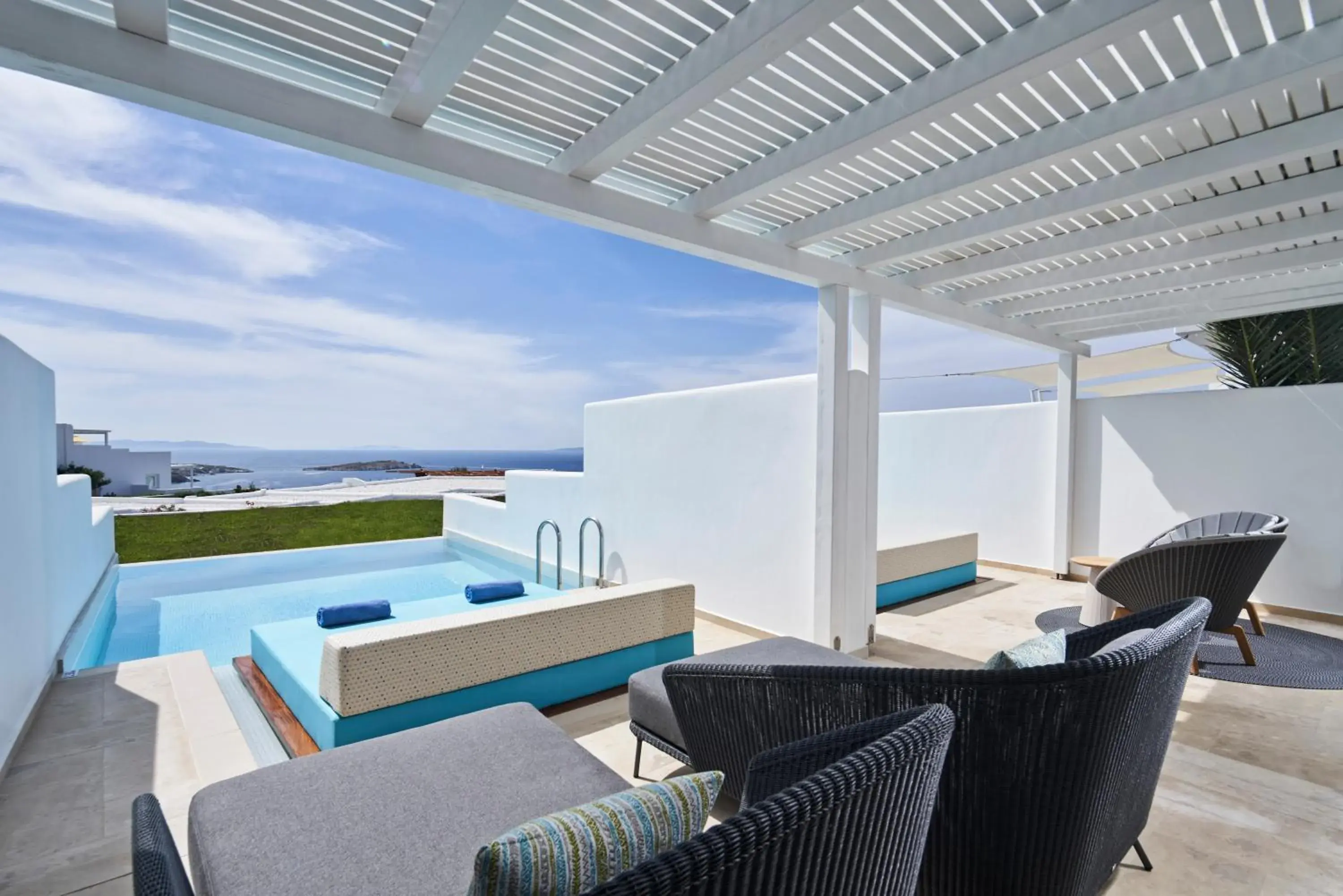 Sea view, Balcony/Terrace in Myconian Kyma - Design Hotels