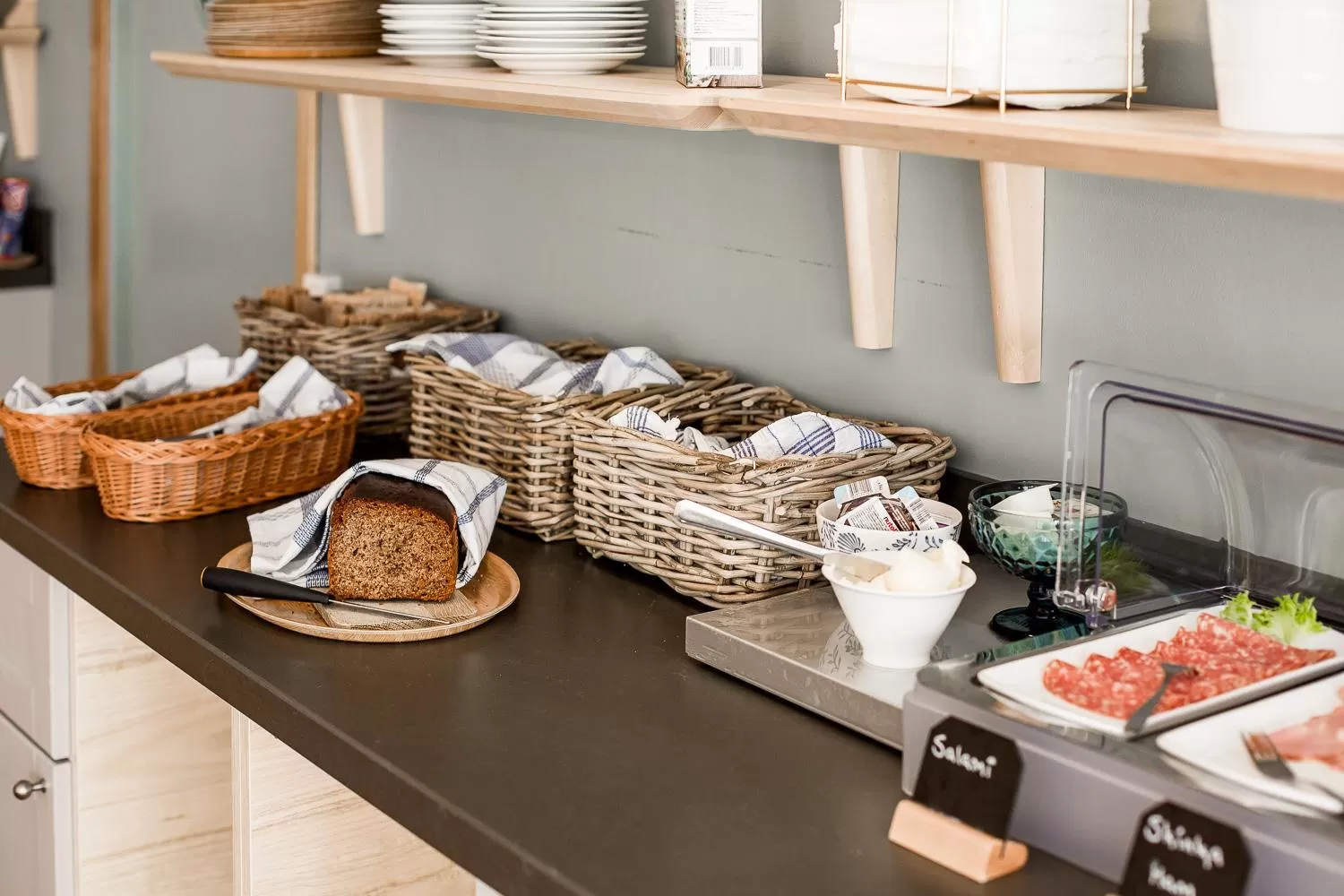 Continental breakfast in Duvan Hotell & Konferens