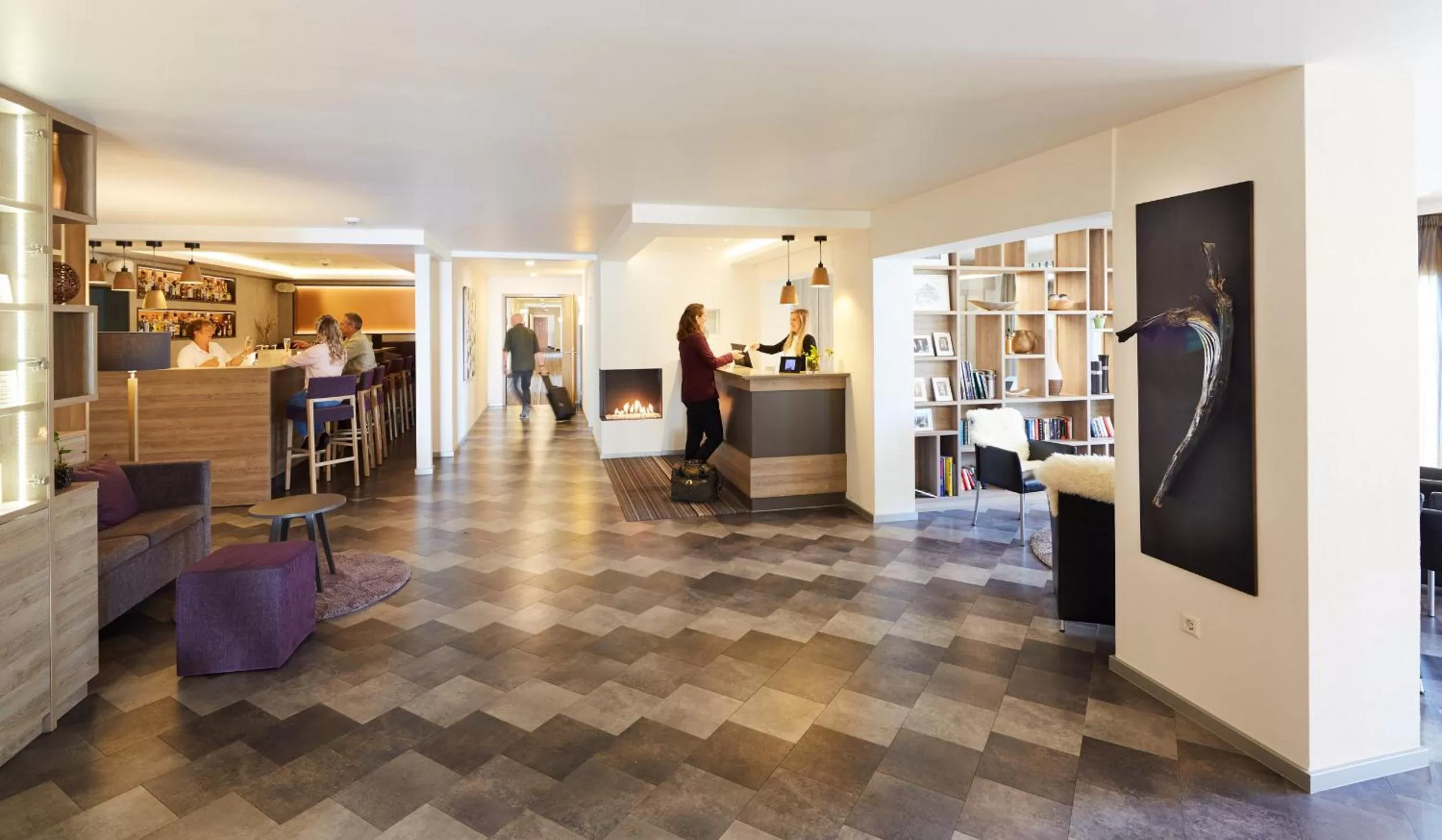 Lobby or reception in NaturKulturHotel Stumpf