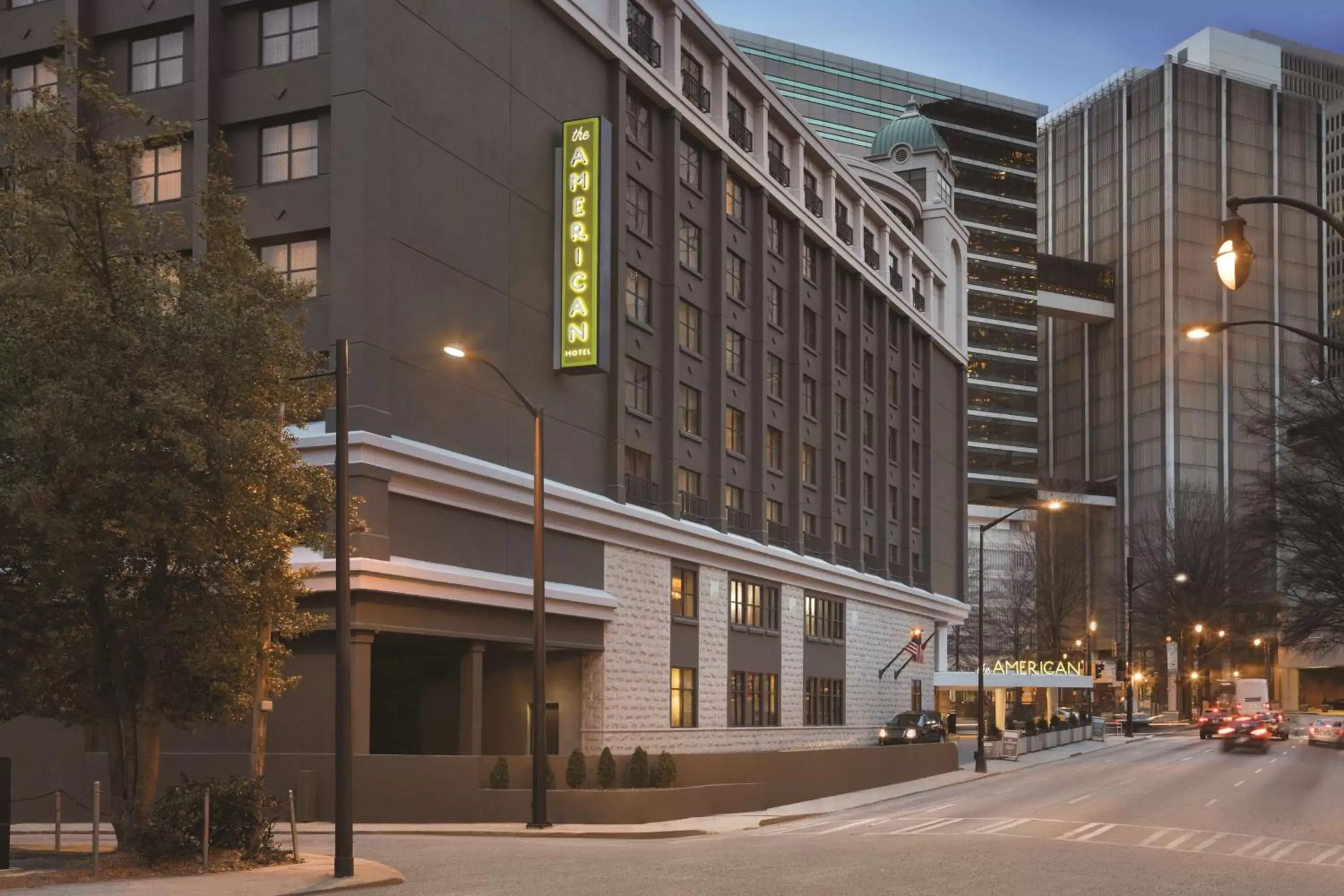 Property Building in The American Hotel Atlanta Downtown-a Doubletree by Hilton