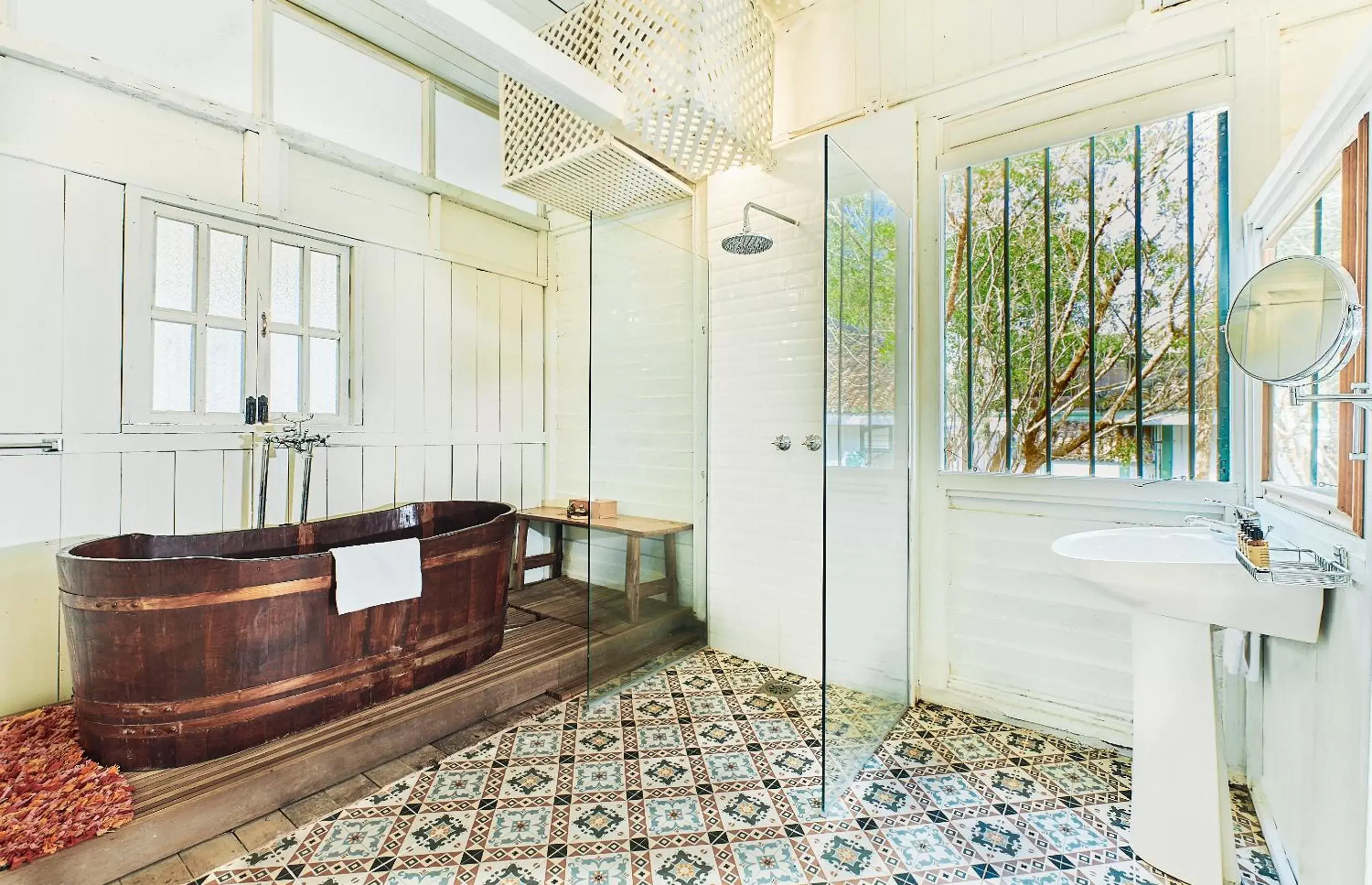 Bathroom in Temple Tree Resort