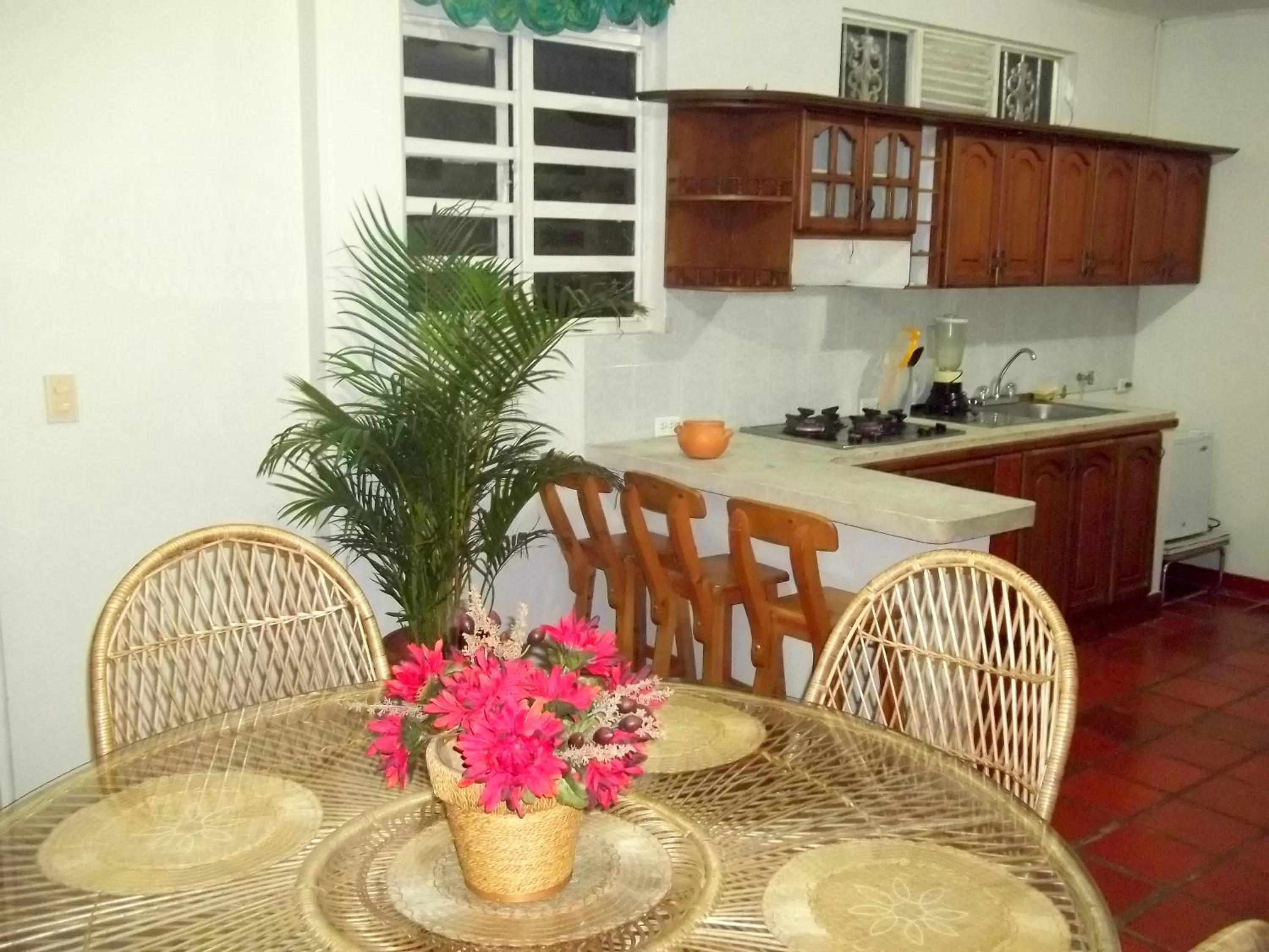 Kitchen/Kitchenette in Cabañas Las Bifloras