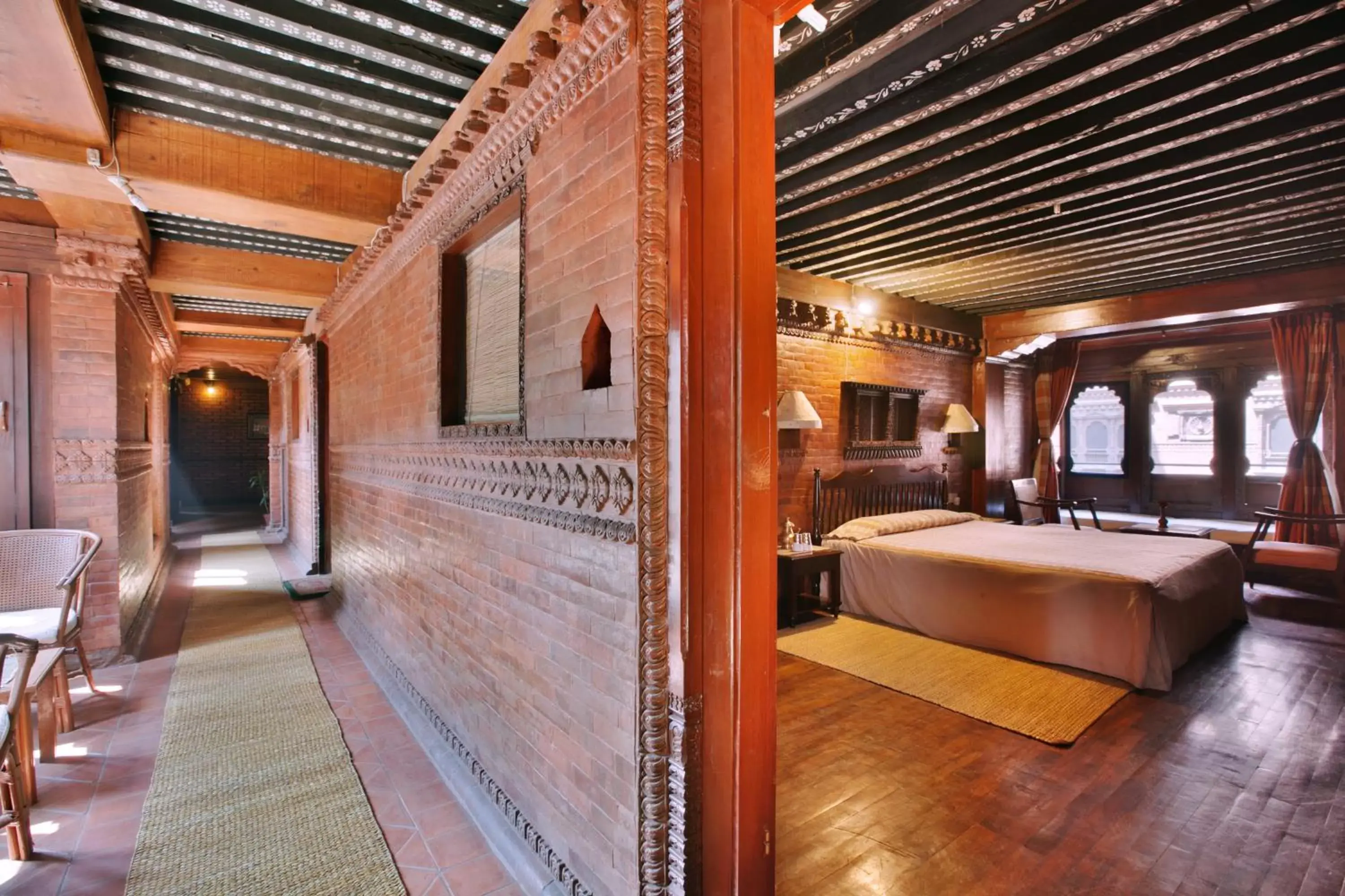 Bedroom in Kantipur Temple House
