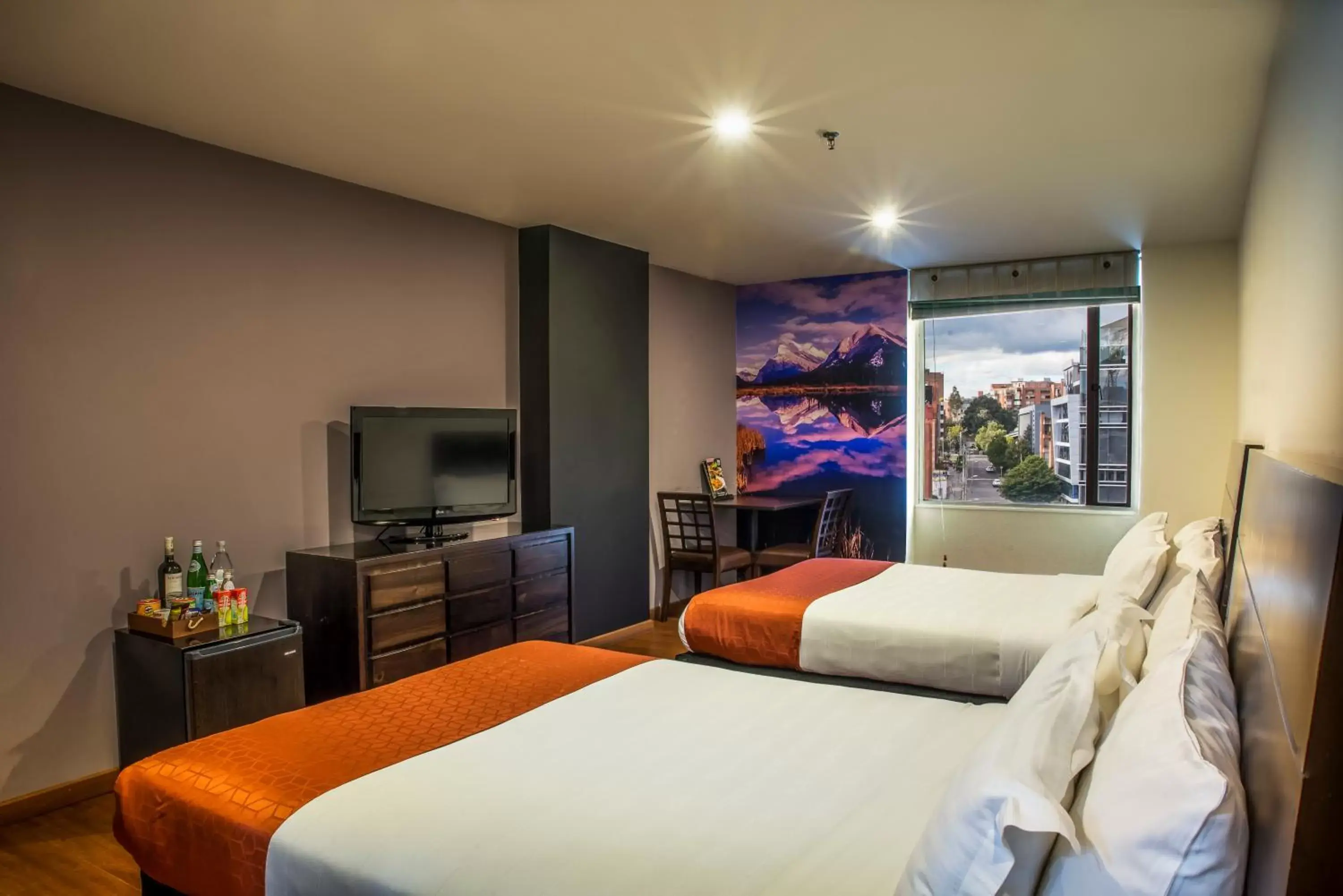 Bed in Hotel Santa Barbara Real