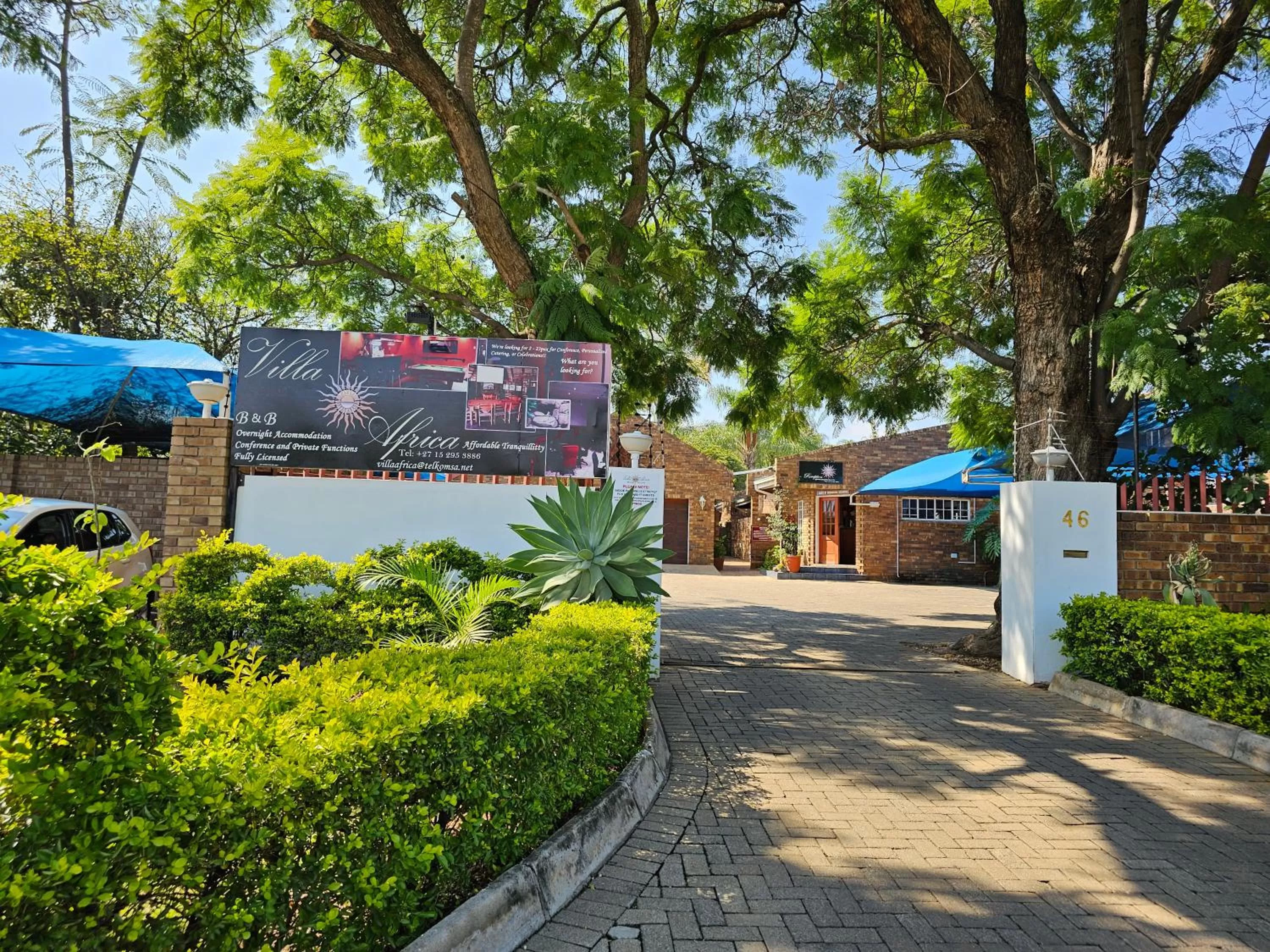 Parking in Motel Villa Africa