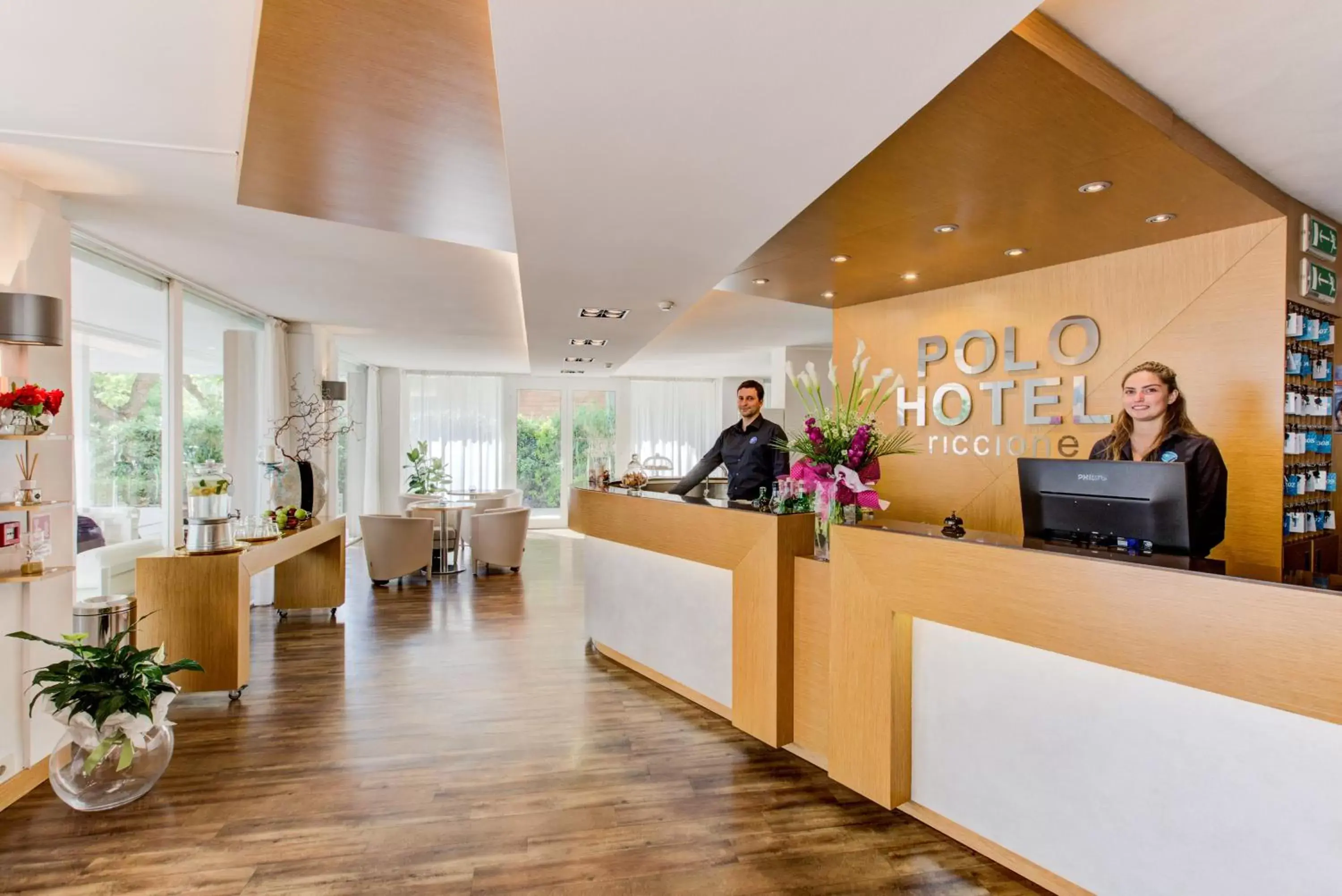 Lobby or reception in BeYou Hotel Polo