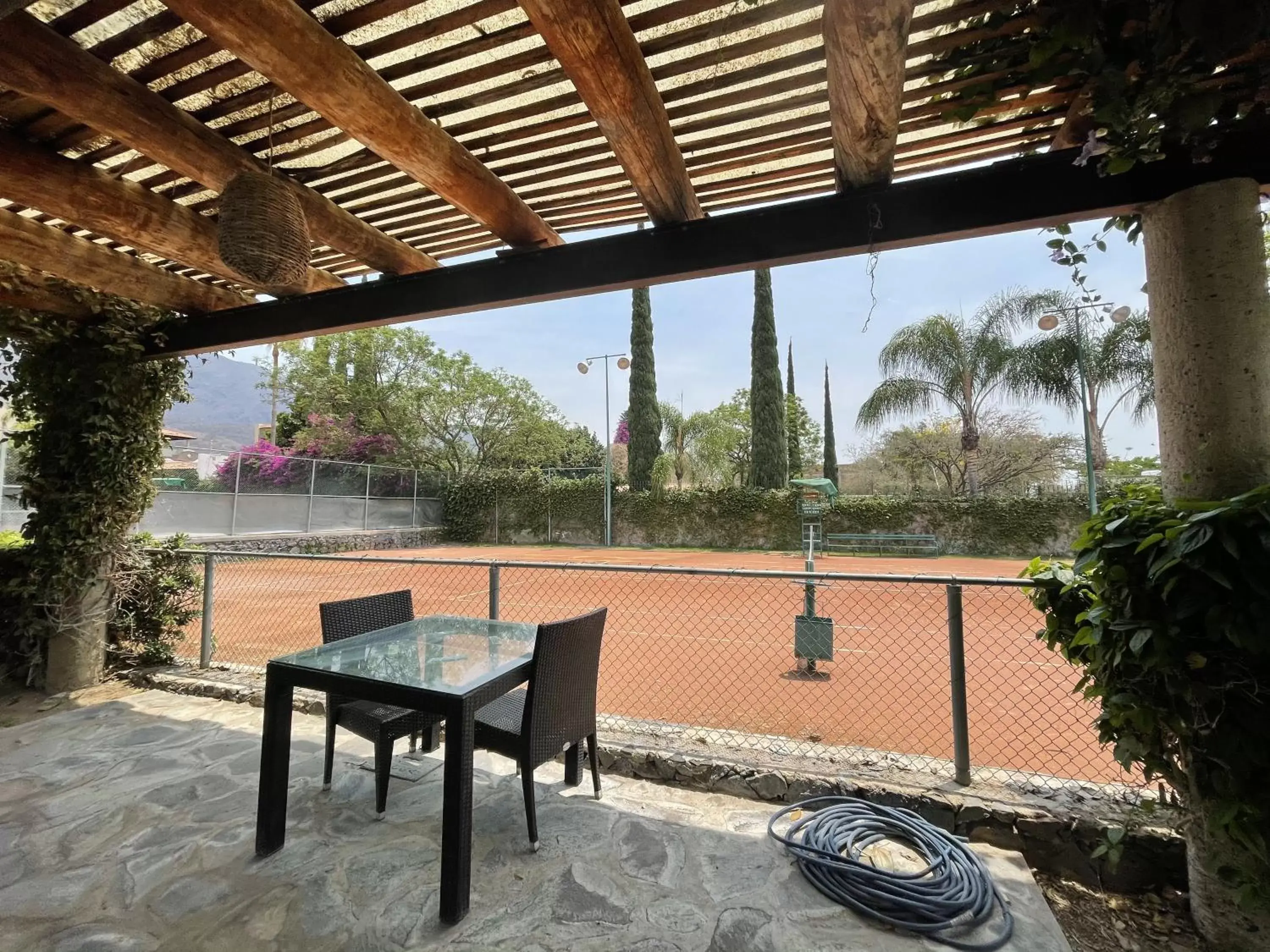 Tennis court in La Reserva Chapala