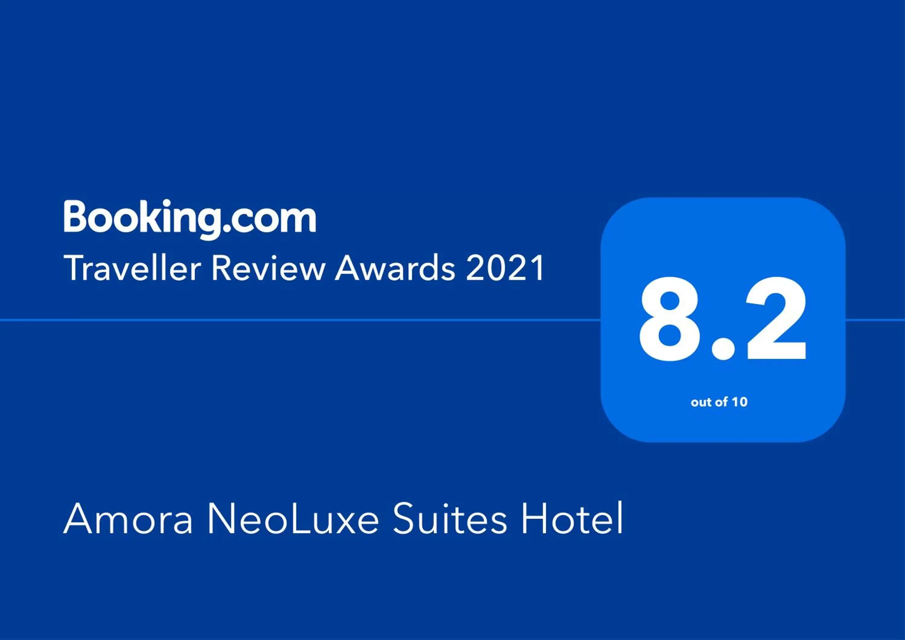 Certificate/Award, Logo/Certificate/Sign/Award in Amora NeoLuxe Suites Hotel